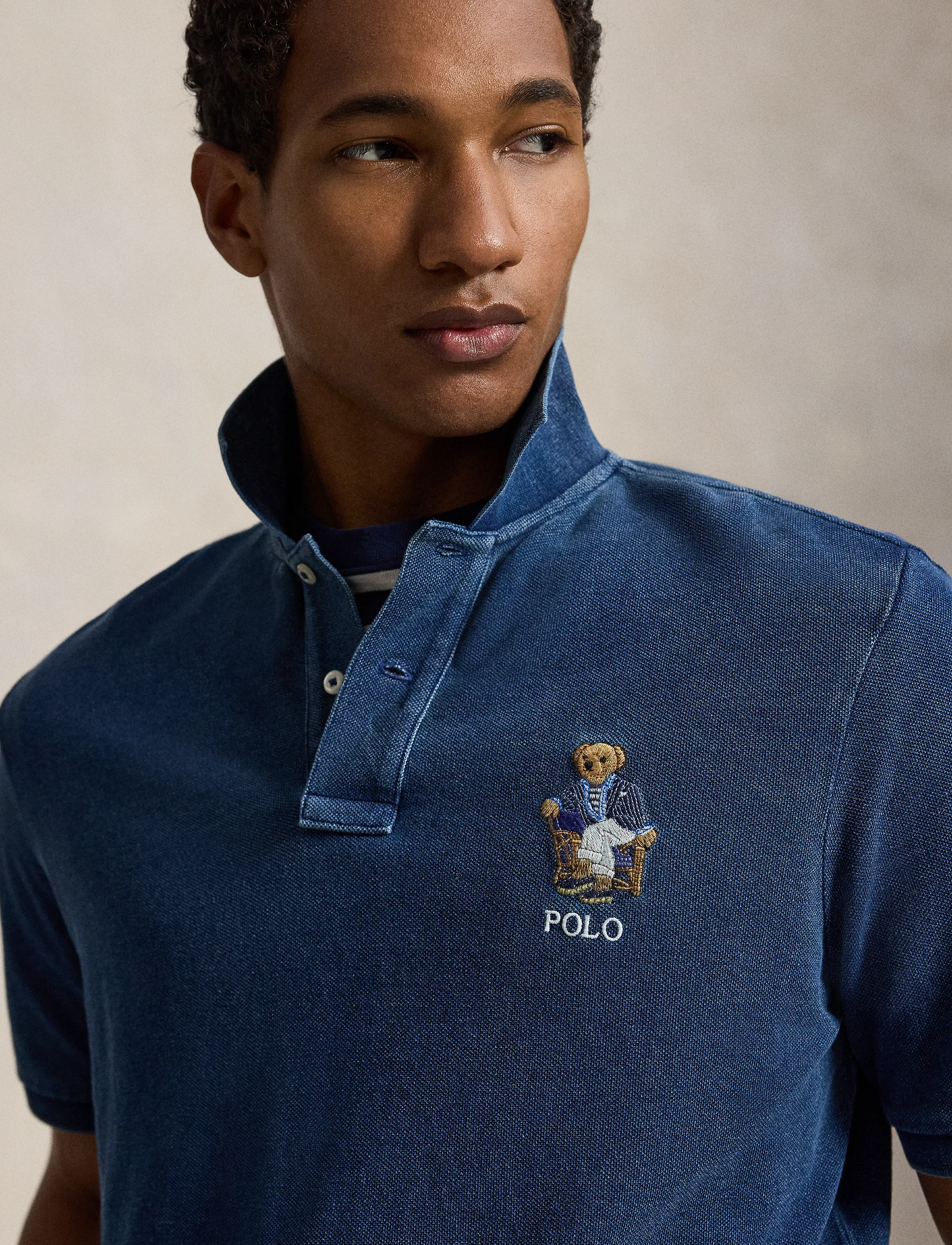 Polo Ralph Lauren - Classic Fit Polo Bear Mesh Polo Shirt - lühikeste varrukatega polod - newport bear- med - 3