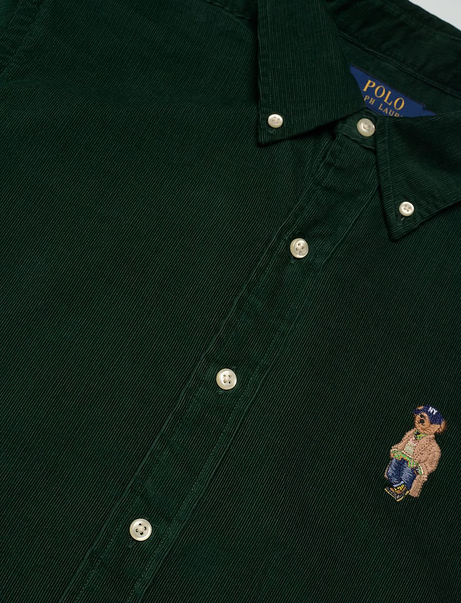 Polo Ralph Lauren - FINE WALE CORD-WVN-SHIRT - moss agate - 3