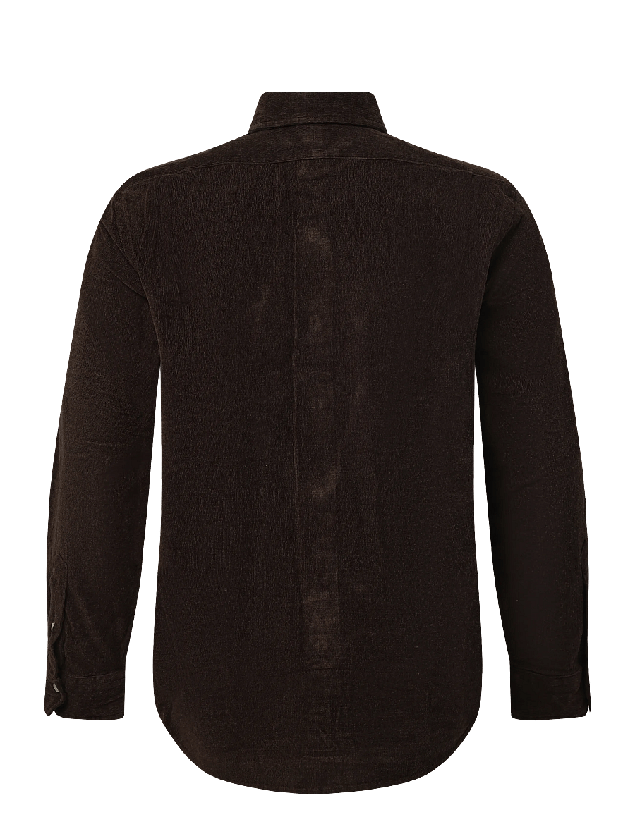 Polo Ralph Lauren - Custom Fit Stretch Corduroy Shirt - cordhemden - alpine brown heat - 1