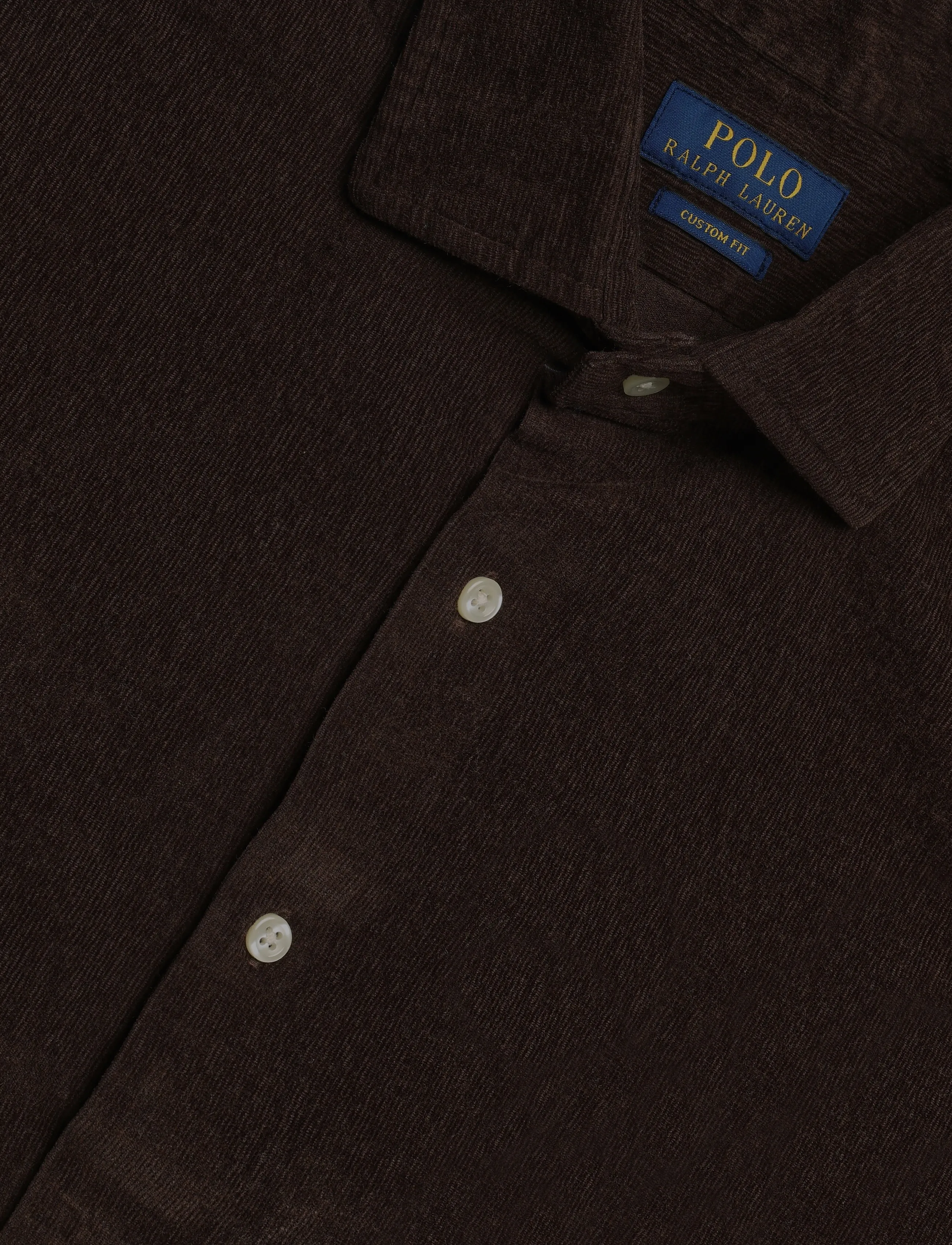 Polo Ralph Lauren - Custom Fit Stretch Corduroy Shirt - cordhemden - alpine brown heat - 2