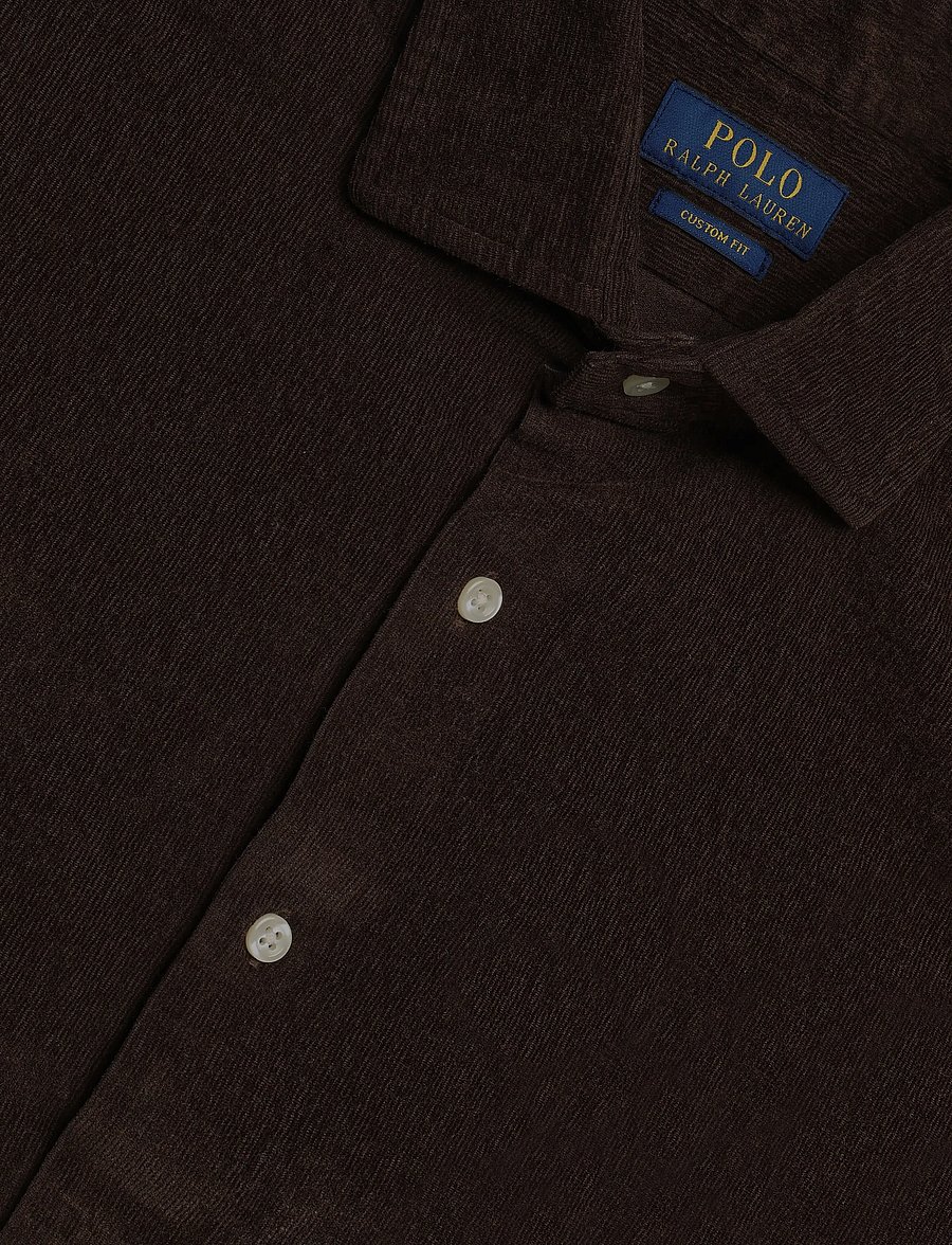 Polo Ralph Lauren - Custom Fit Stretch Corduroy Shirt - cordhemden - alpine brown heat - 2