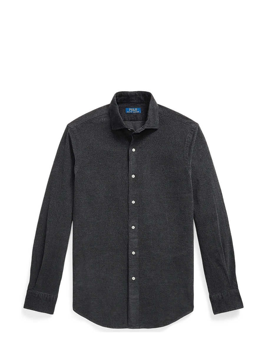 Polo Ralph Lauren - Custom Fit Stretch Corduroy Shirt - cordhemden - barclay heather - 0