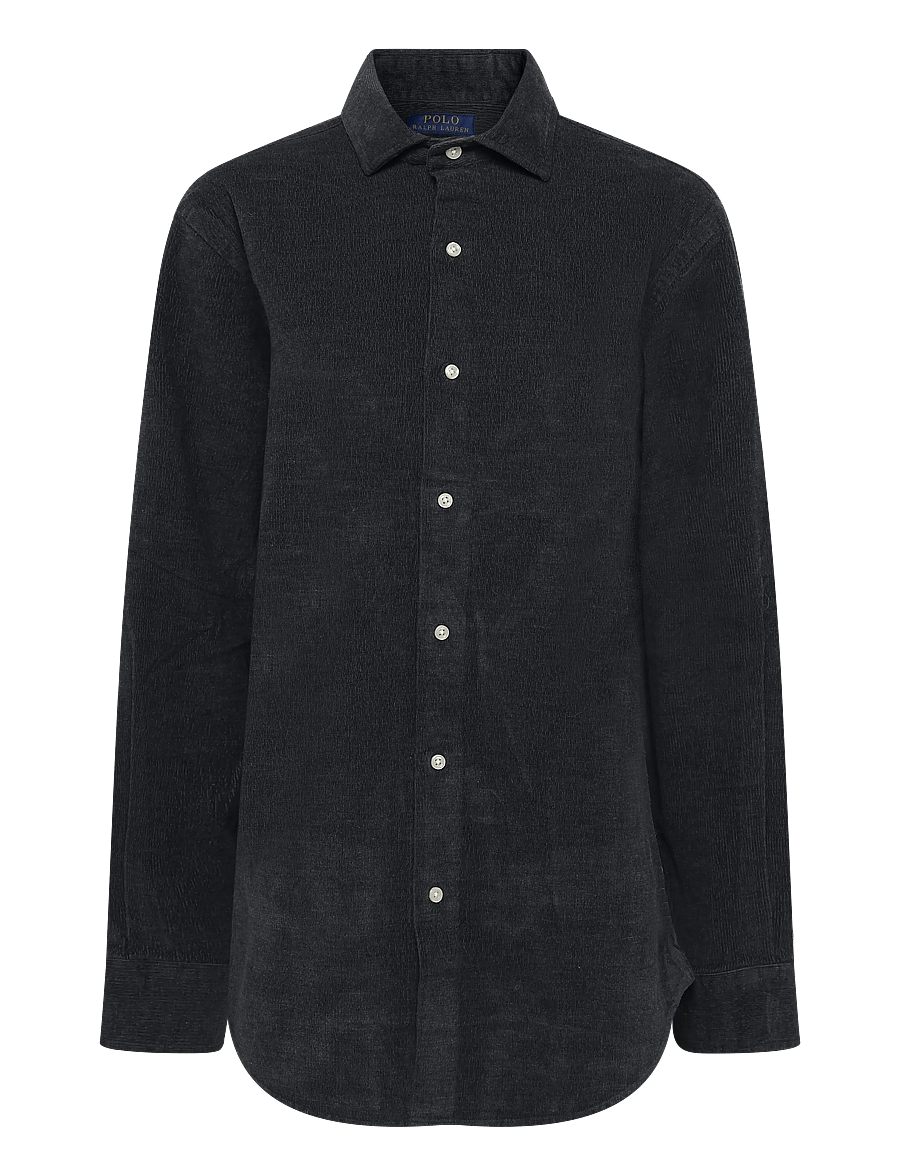 Polo Ralph Lauren - Custom Fit Stretch Corduroy Shirt - velvetsärgid - barclay heather - 0