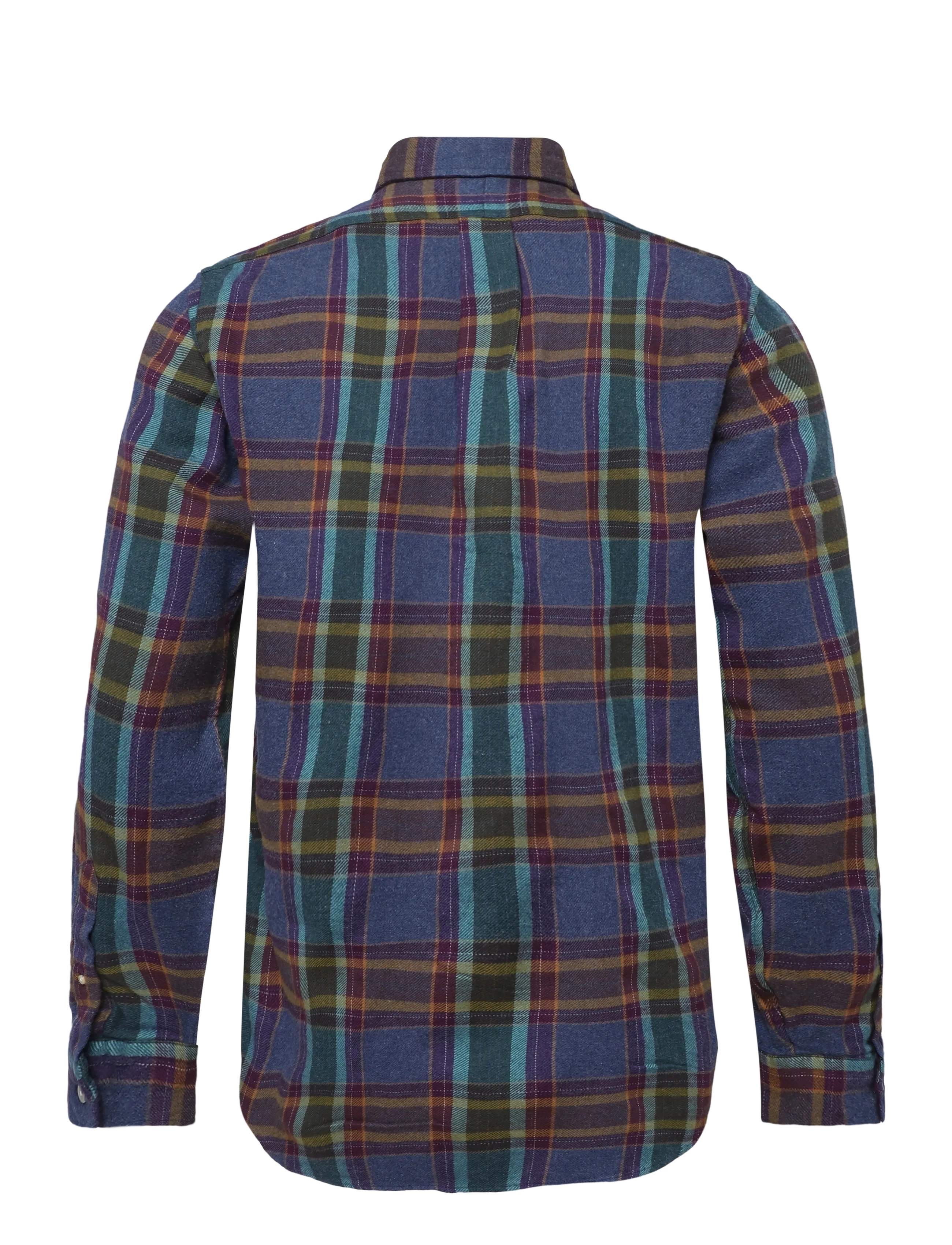 Polo Ralph Lauren - Custom Fit Plaid Flannel Shirt - flannel shirts - 7401 blue purple - 2