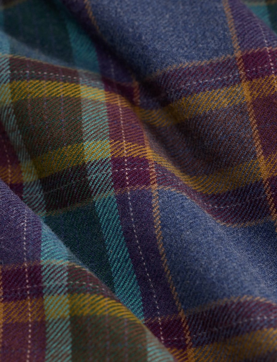 Polo Ralph Lauren - Custom Fit Plaid Flannel Shirt - karierte hemden - 7401 blue purple - 5