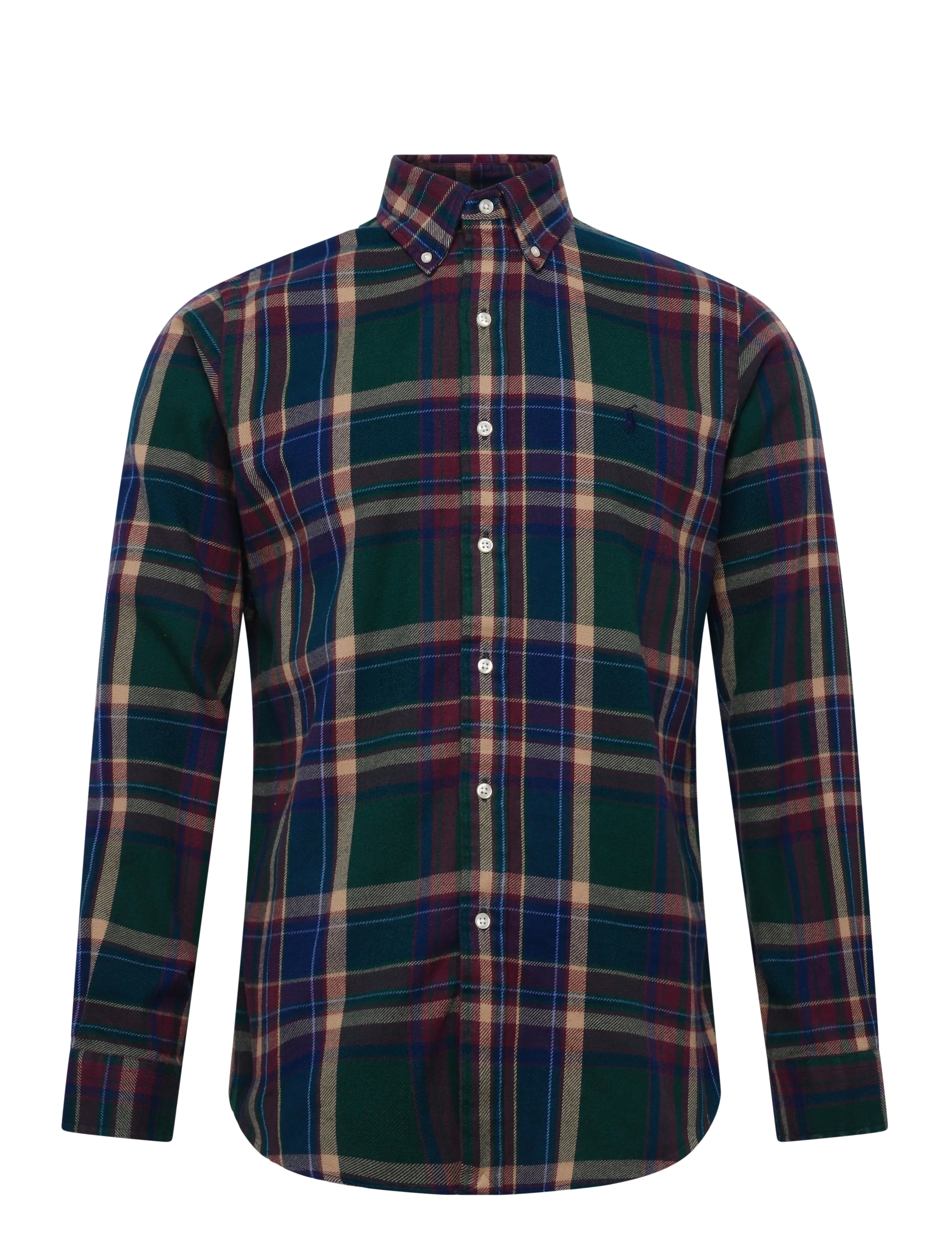 Polo Ralph Lauren - Custom Fit Plaid Flannel Shirt - flannel shirts - 7402 forest burgu - 1