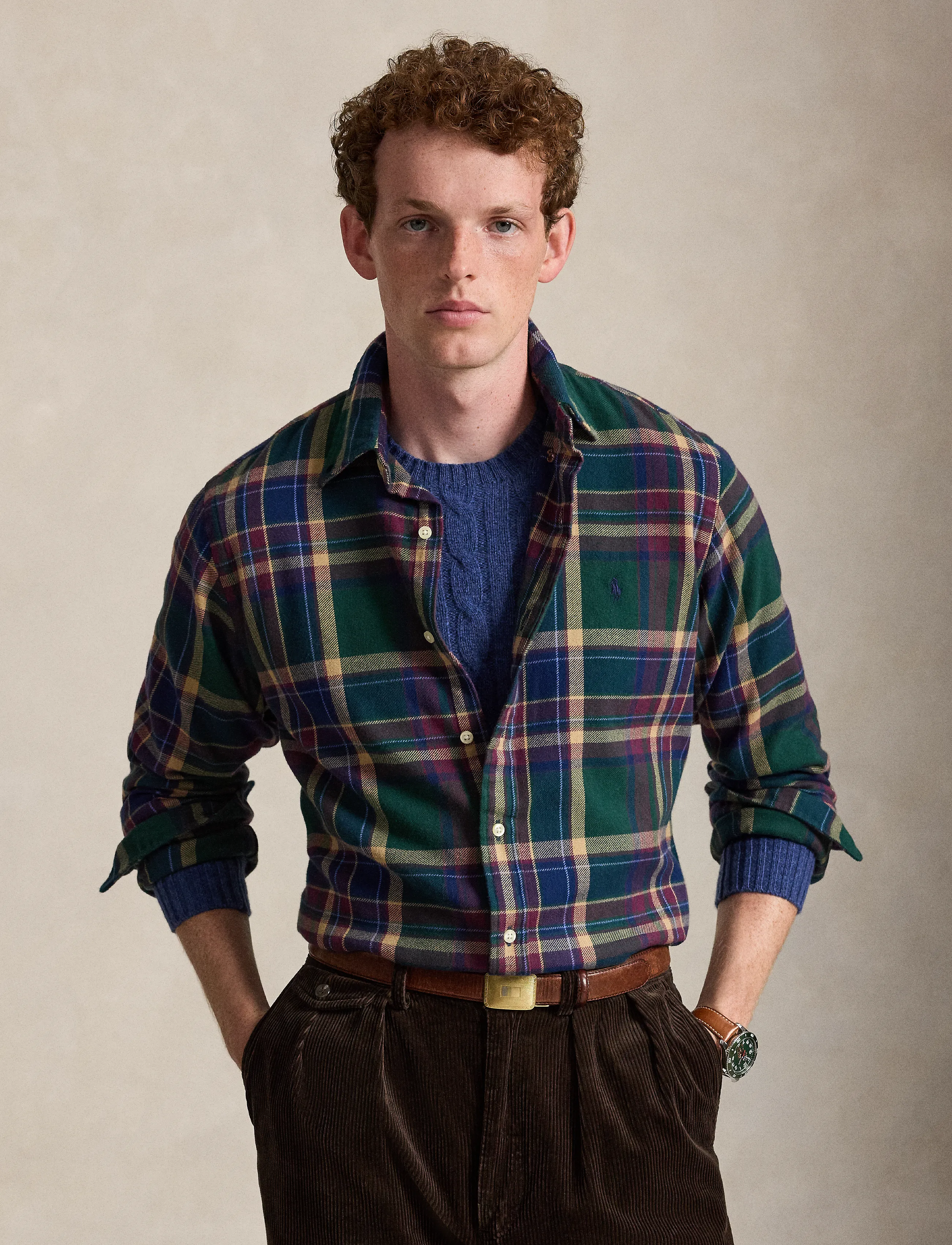 Polo Ralph Lauren Custom Fit Plaid Flannel Shirt -  - undefined / undefined