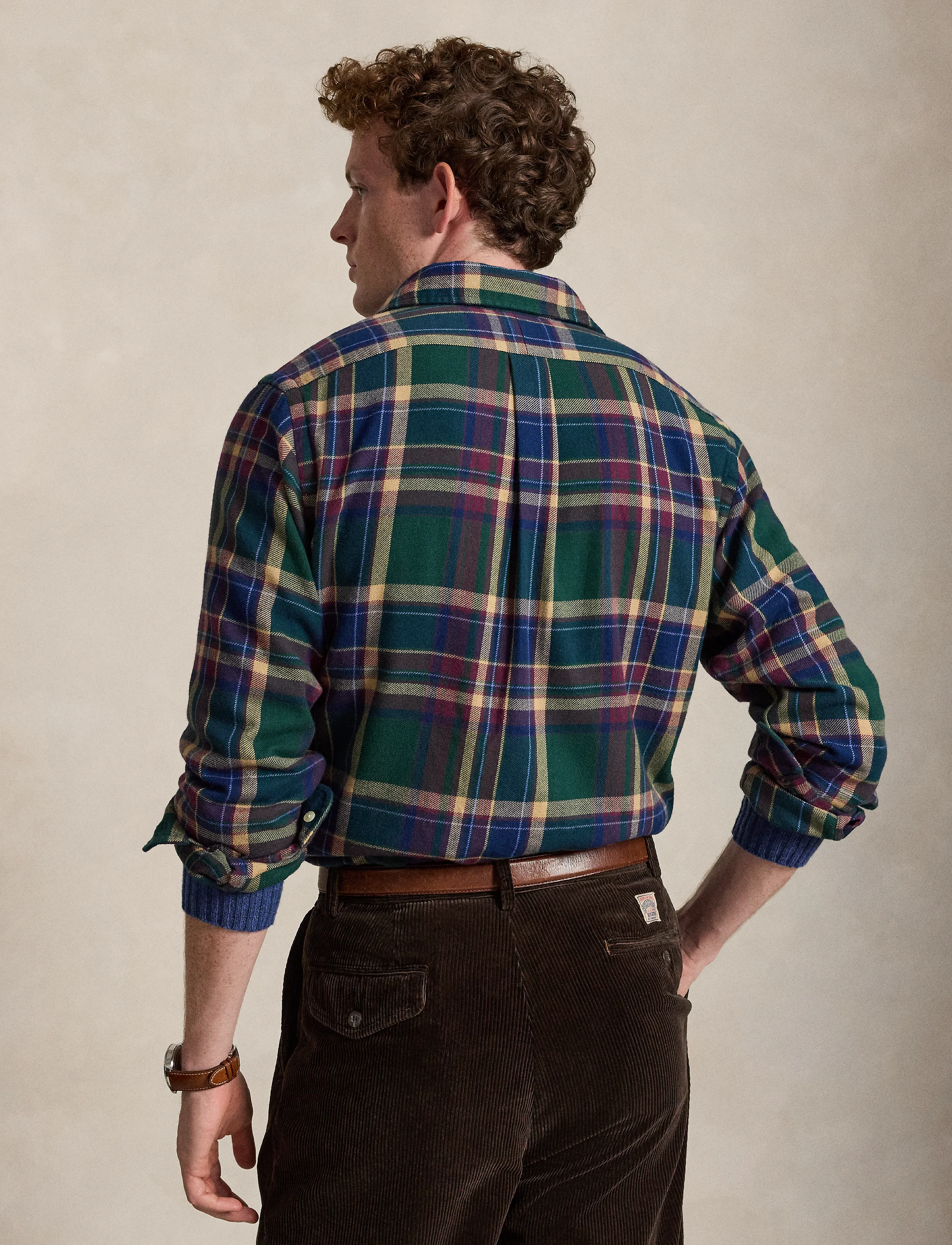 Polo Ralph Lauren - Custom Fit Plaid Flannel Shirt - flannel shirts - 7402 forest burgu - 3