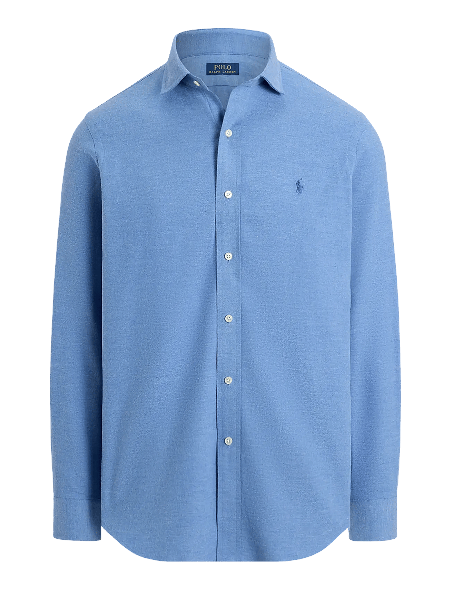 Polo Ralph Lauren - HV WT PERFRMC TWILL-WVN-SHIRT - vabaajasärgid - blue borage heath - 0