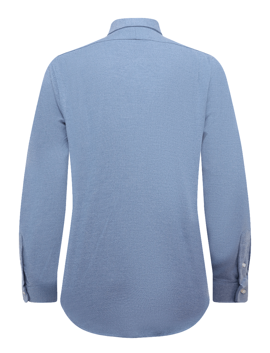 Polo Ralph Lauren - Custom Fit Performance Twill Shirt - casual - blue borage heath - 3