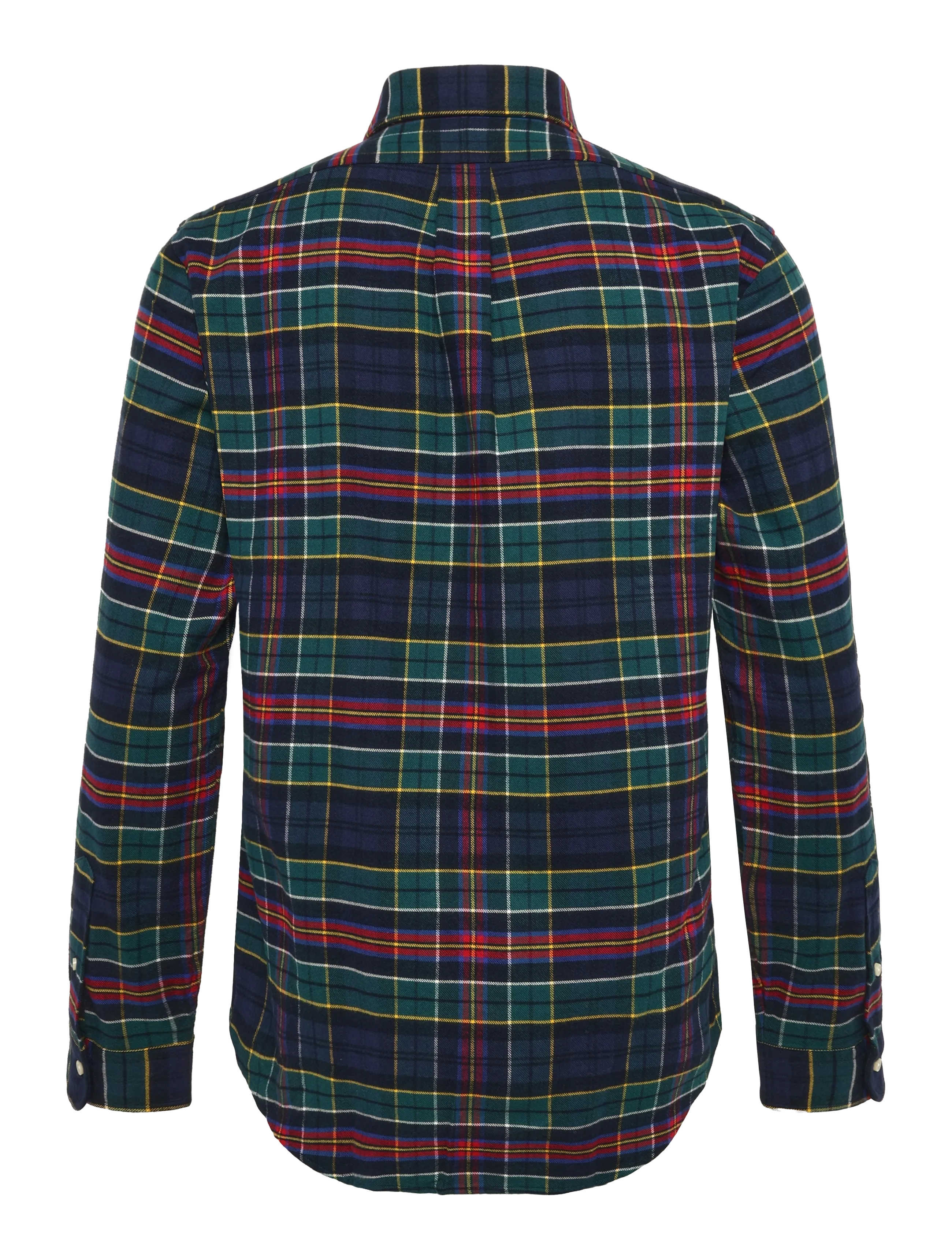 Polo Ralph Lauren - Custom Fit Plaid Performance Twill Shirt - checkered shirts - 7442 green red mu - 3