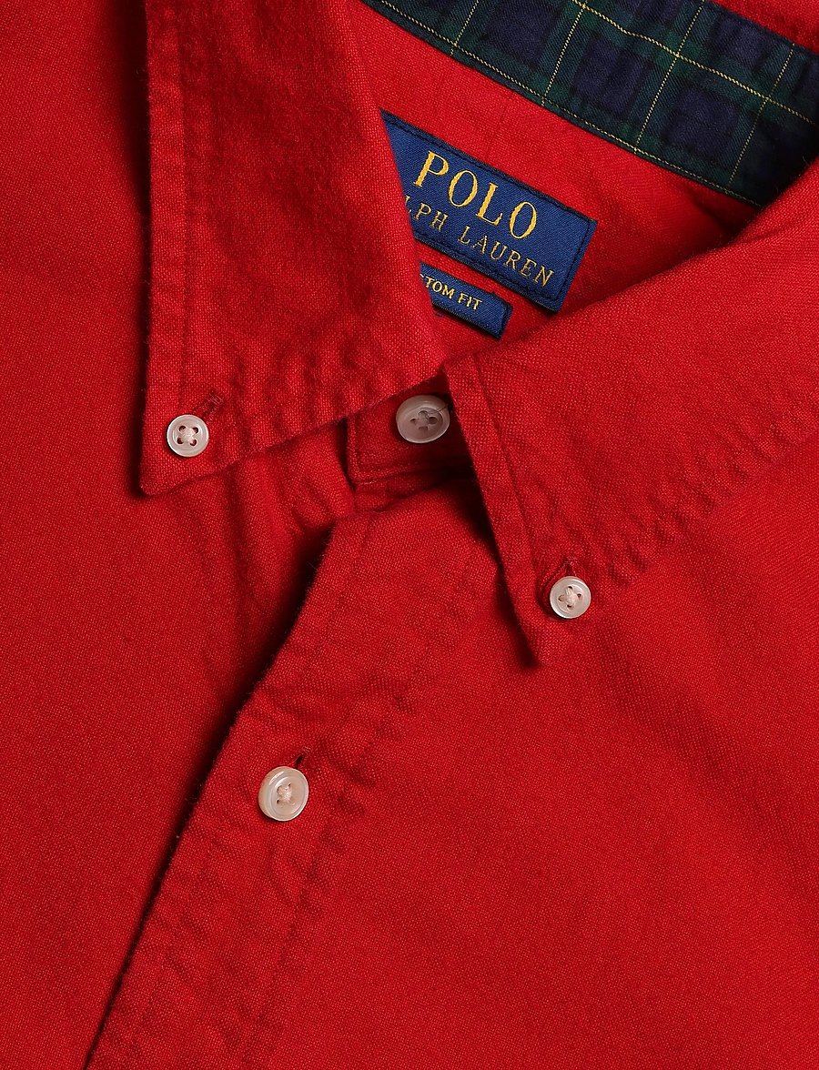 Polo Ralph Lauren - Custom Fit Polo Bear Oxford Shirt - oxfordi särgid - 7437b rl2000 red - 2