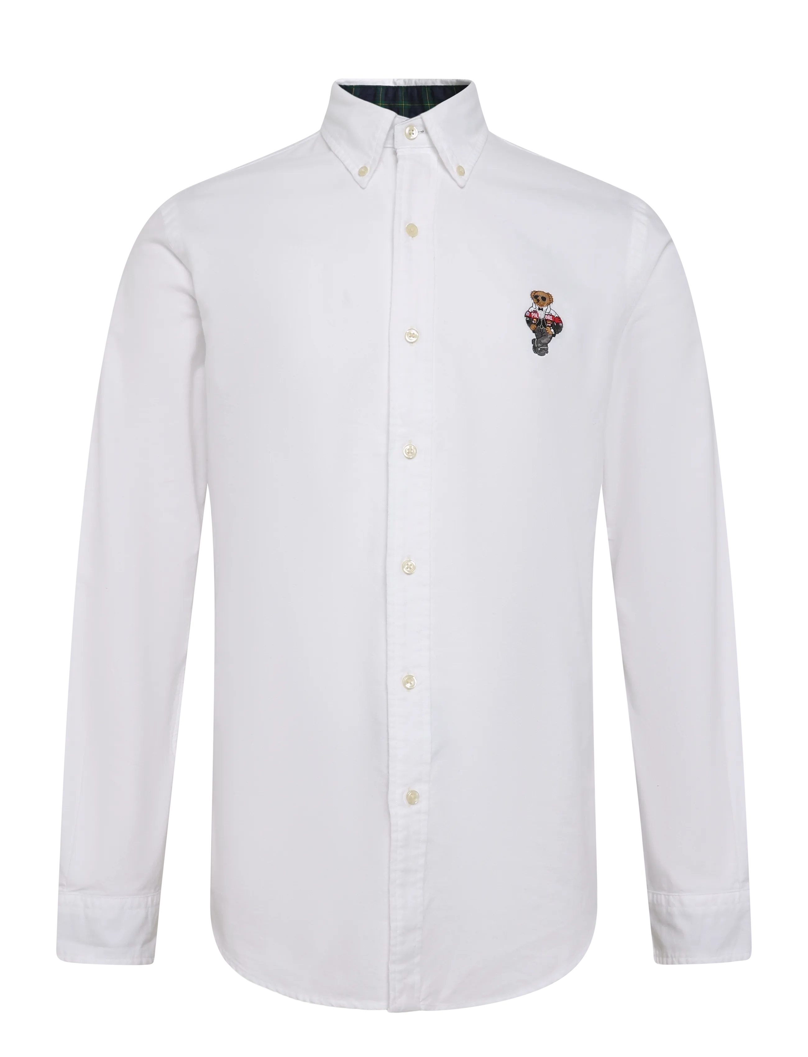 Polo Ralph Lauren Custom Fit Polo Bear Oxford Shirt - Hemden - 7437C CERAMIC WHI / white