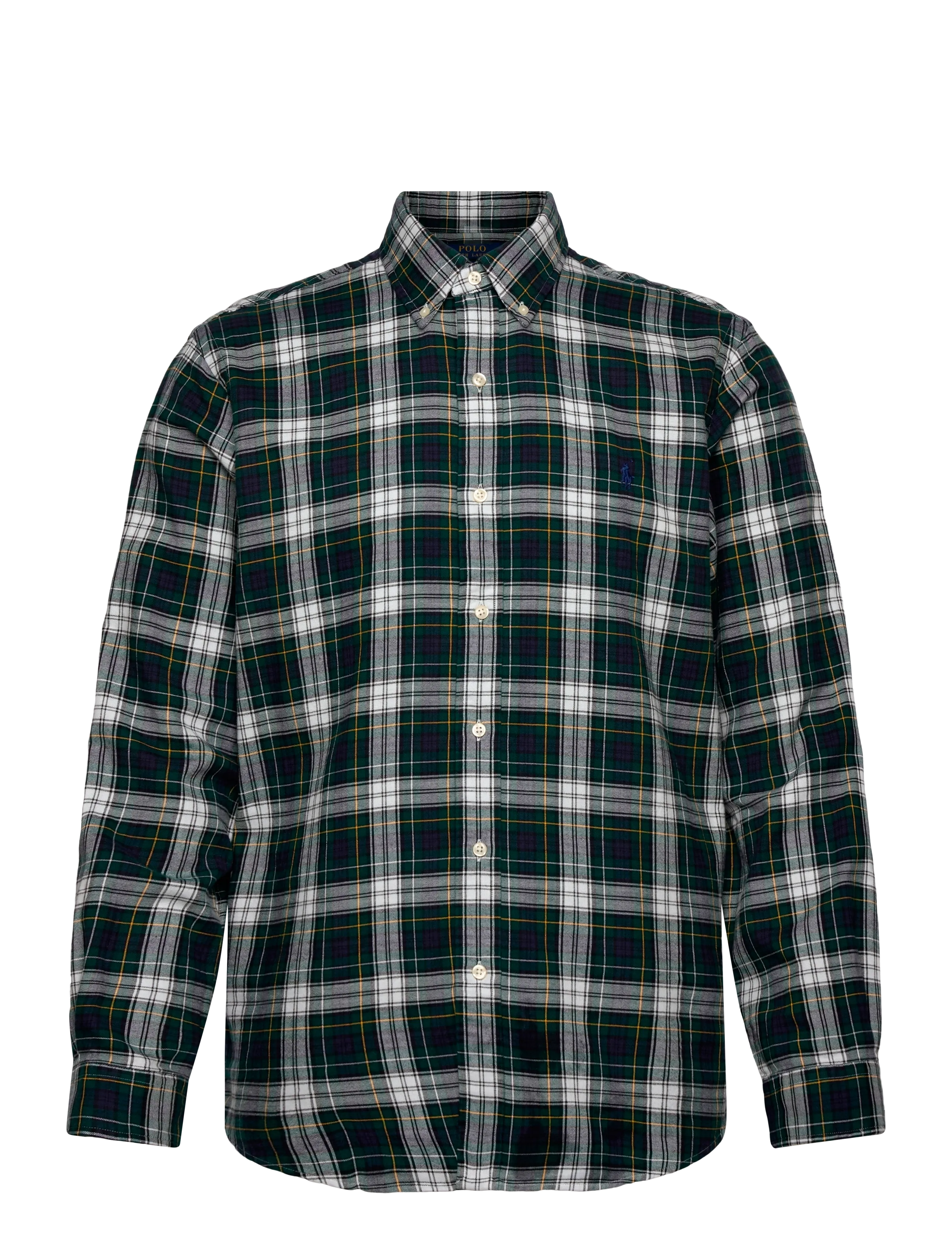 Polo Ralph Lauren - Custom Fit Double-Faced Oxford Shirt - oxford-hemden - 7415 cream navy m - 2
