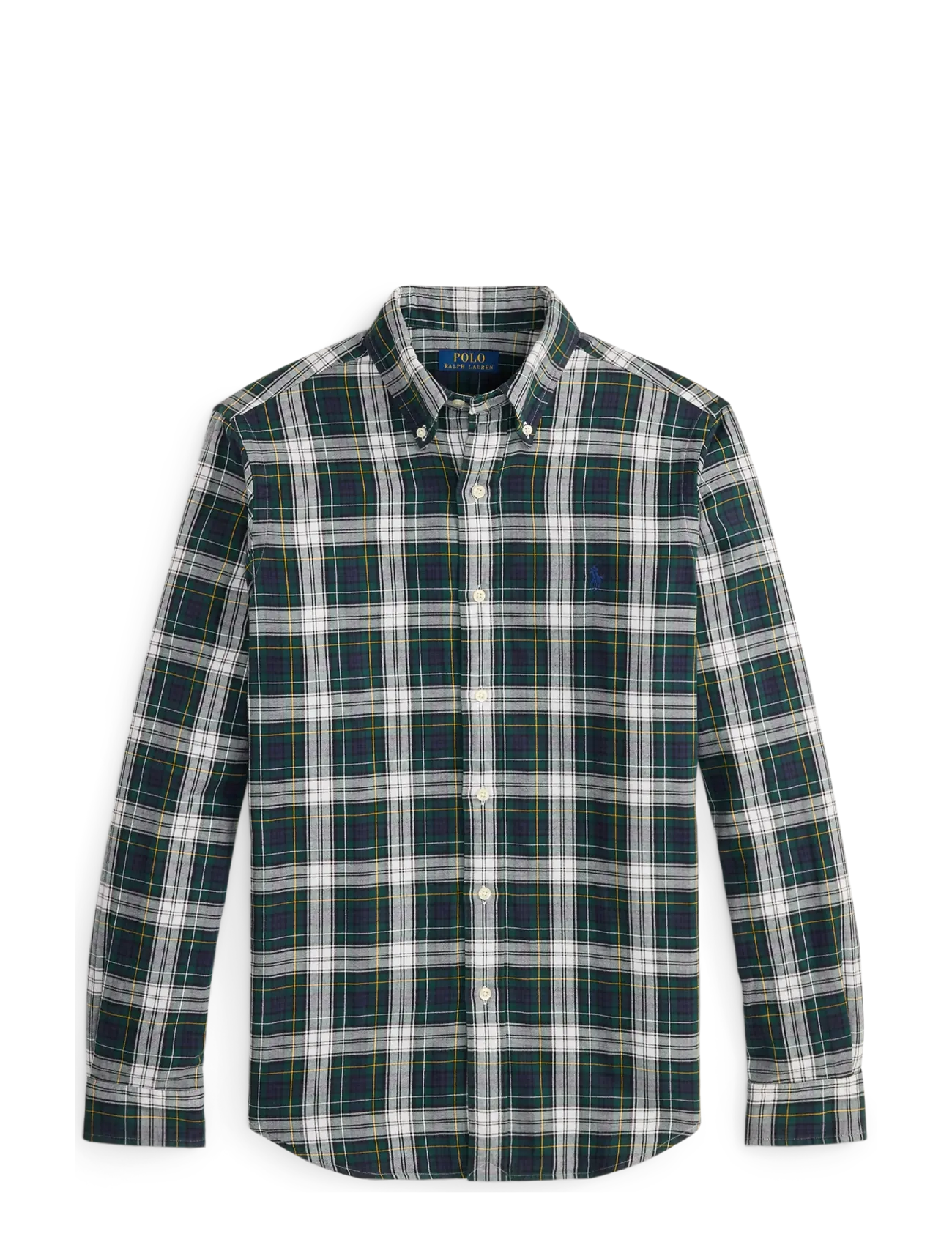 Polo Ralph Lauren - Custom Fit Double-Faced Oxford Shirt - 7415 cream navy m - 2