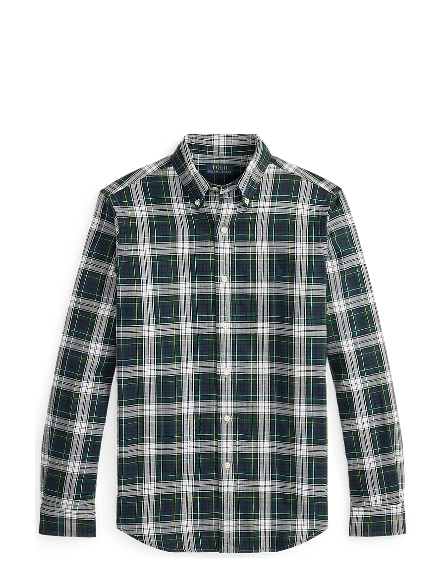 Polo Ralph Lauren - Custom Fit Double-Faced Oxford Shirt - 7415 cream navy m - 2