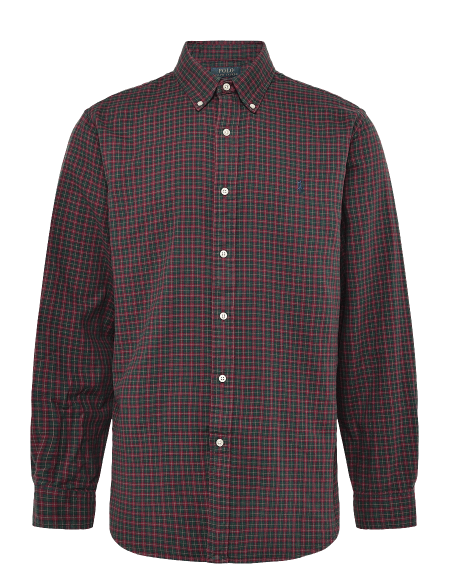 Polo Ralph Lauren - DOUBLE FACED OXFORD-WVN-SHIRT - casual hemden - 7416 forest red m - 0