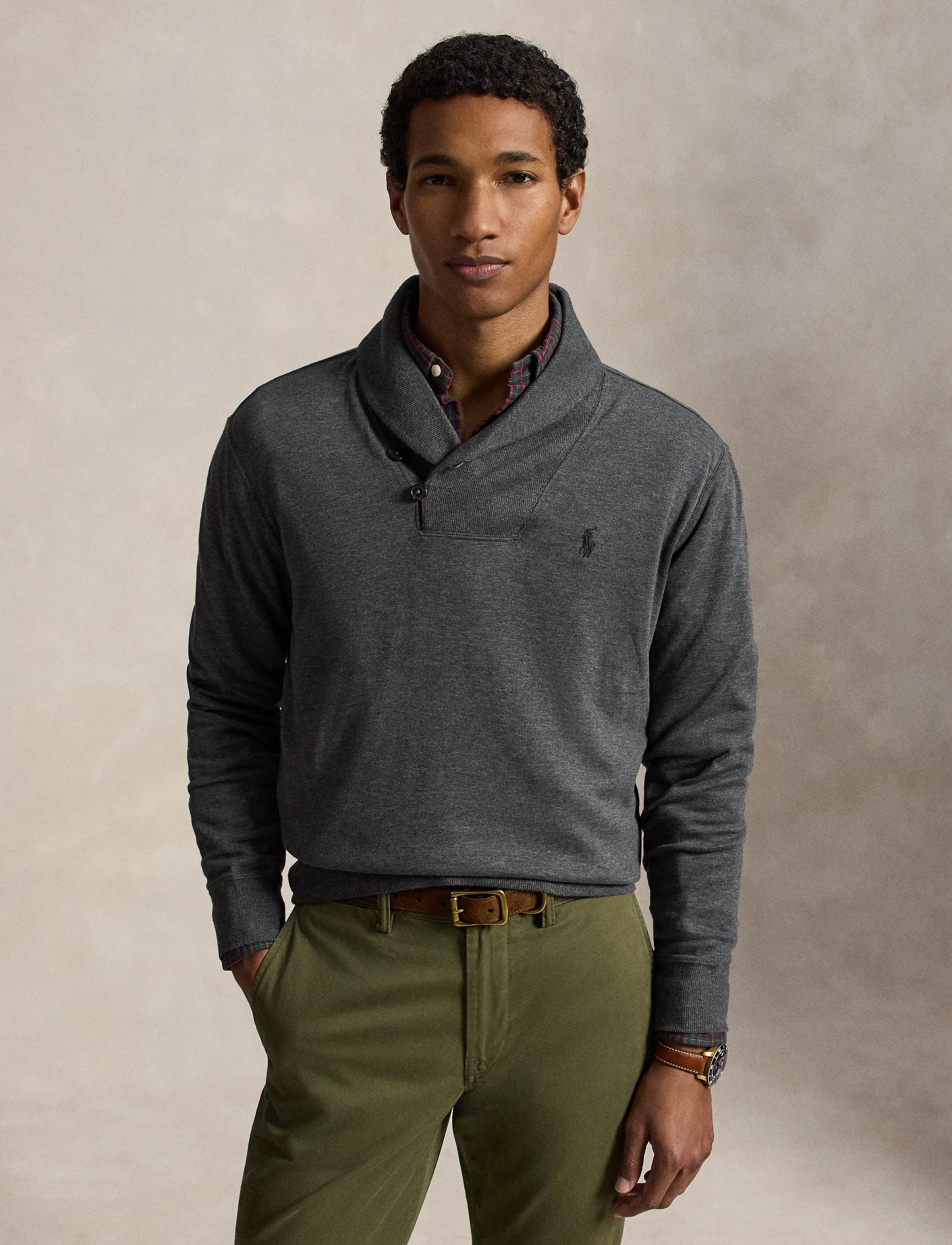 Polo Ralph Lauren - Custom Fit Double-Faced Oxford Shirt - casual hemden - 7416 forest red m - 5