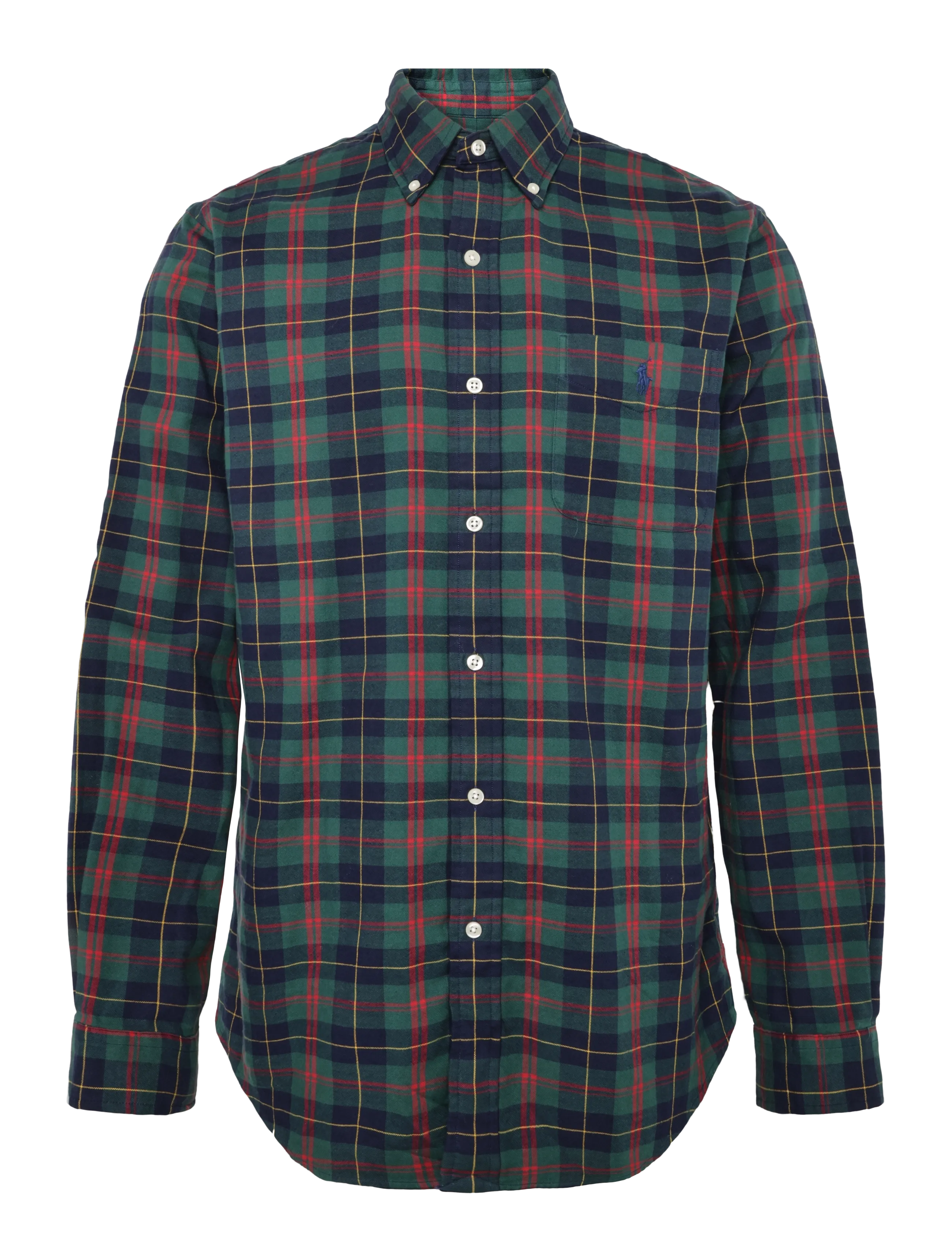 Polo Ralph Lauren DOUBLE FACED OXFORD-WVN-SHIRT - Nach Anlass kaufen - 7334 NAVY GREEN M / green