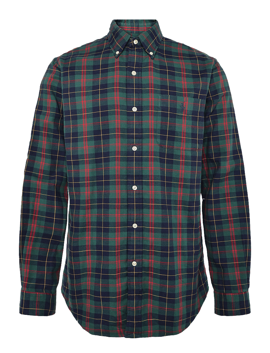Polo Ralph Lauren - DOUBLE FACED OXFORD-WVN-SHIRT - casual hemden - 7334 navy green m - 0