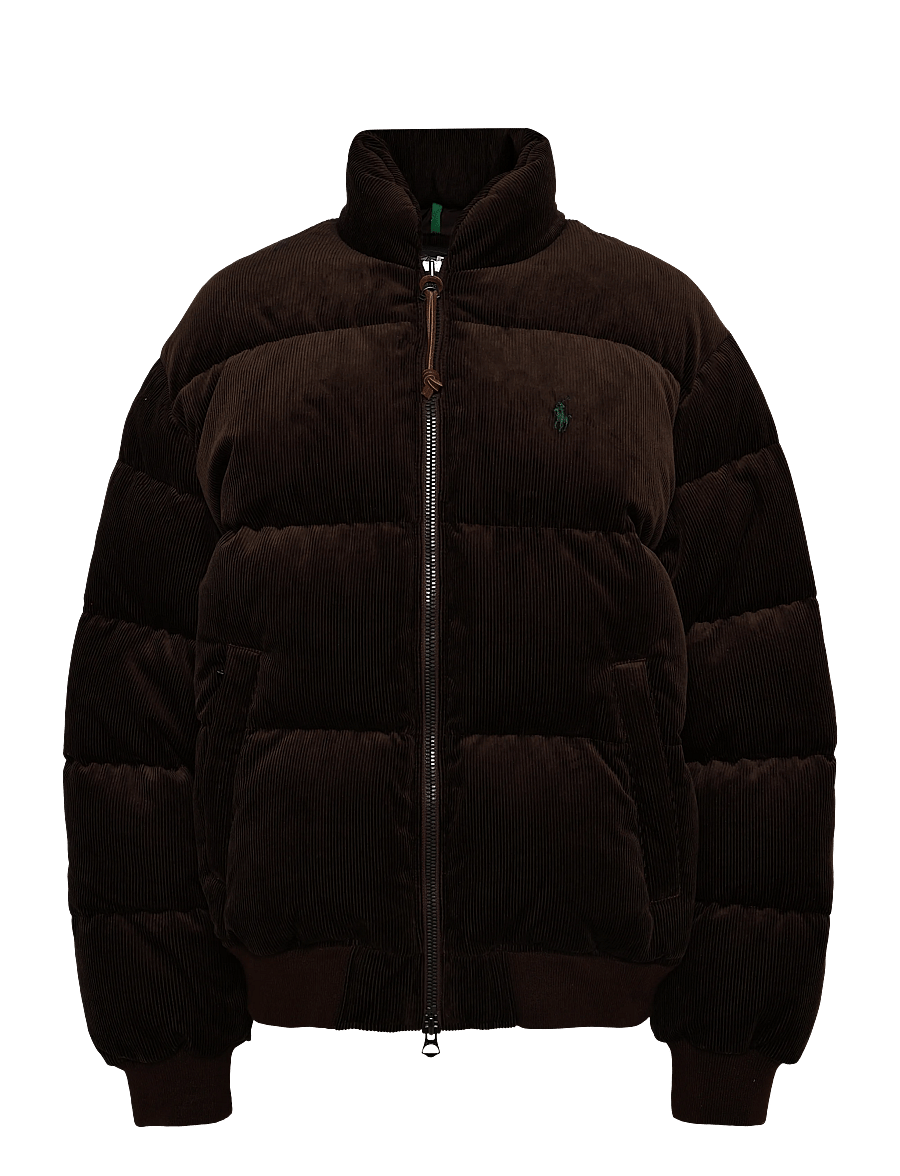 Polo Ralph Lauren - The Wyoming Corduroy Down Jacket - paminkštintosios striukės - dark beech - 1