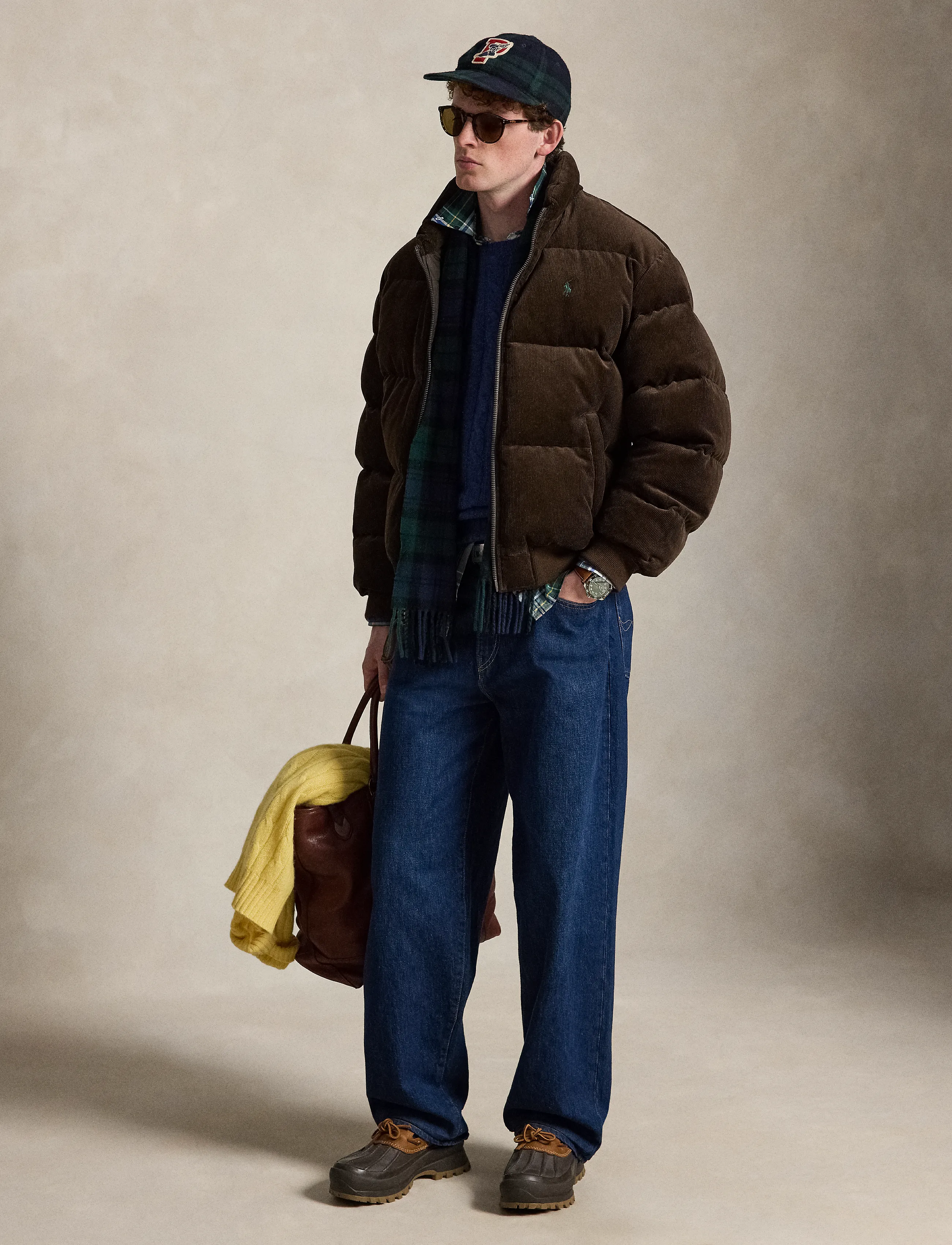 Polo Ralph Lauren - The Wyoming Corduroy Down Jacket - paminkštintosios striukės - dark beech - 4