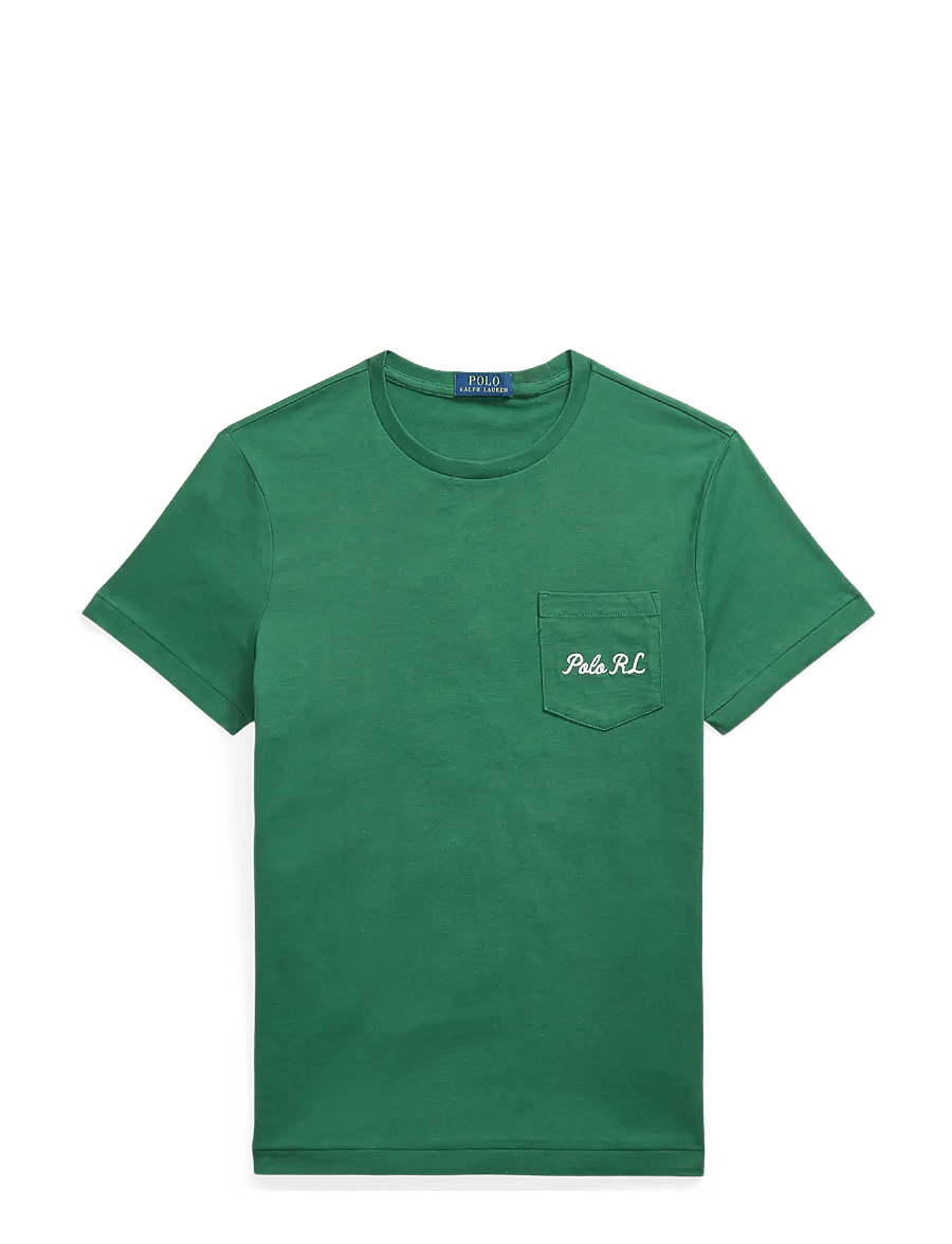 Polo Ralph Lauren - Custom Slim Fit Polo Bear T-Shirt - kurzärmelige t-shirts - verano green - 0