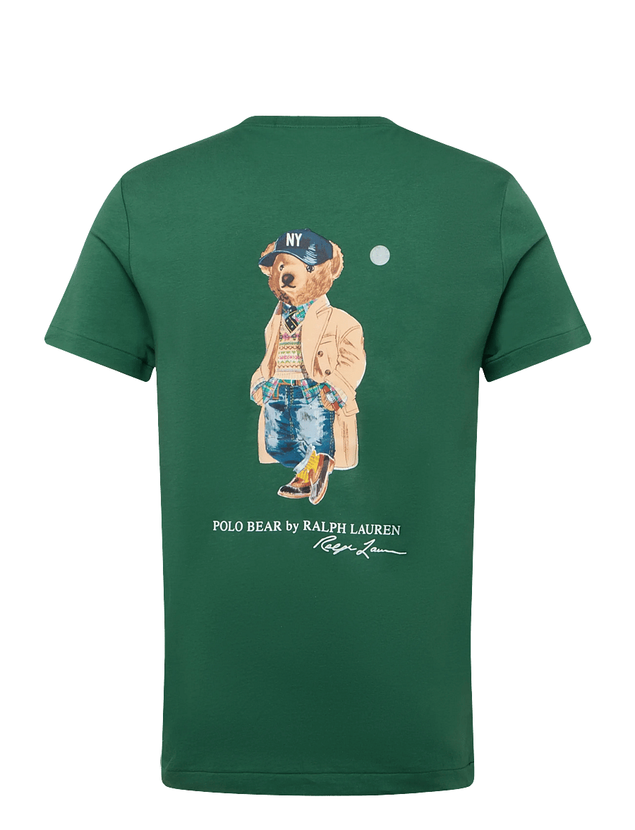 Polo Ralph Lauren - Custom Slim Fit Polo Bear T-Shirt - lühikeste varrukatega t-särgid - verano green - 2