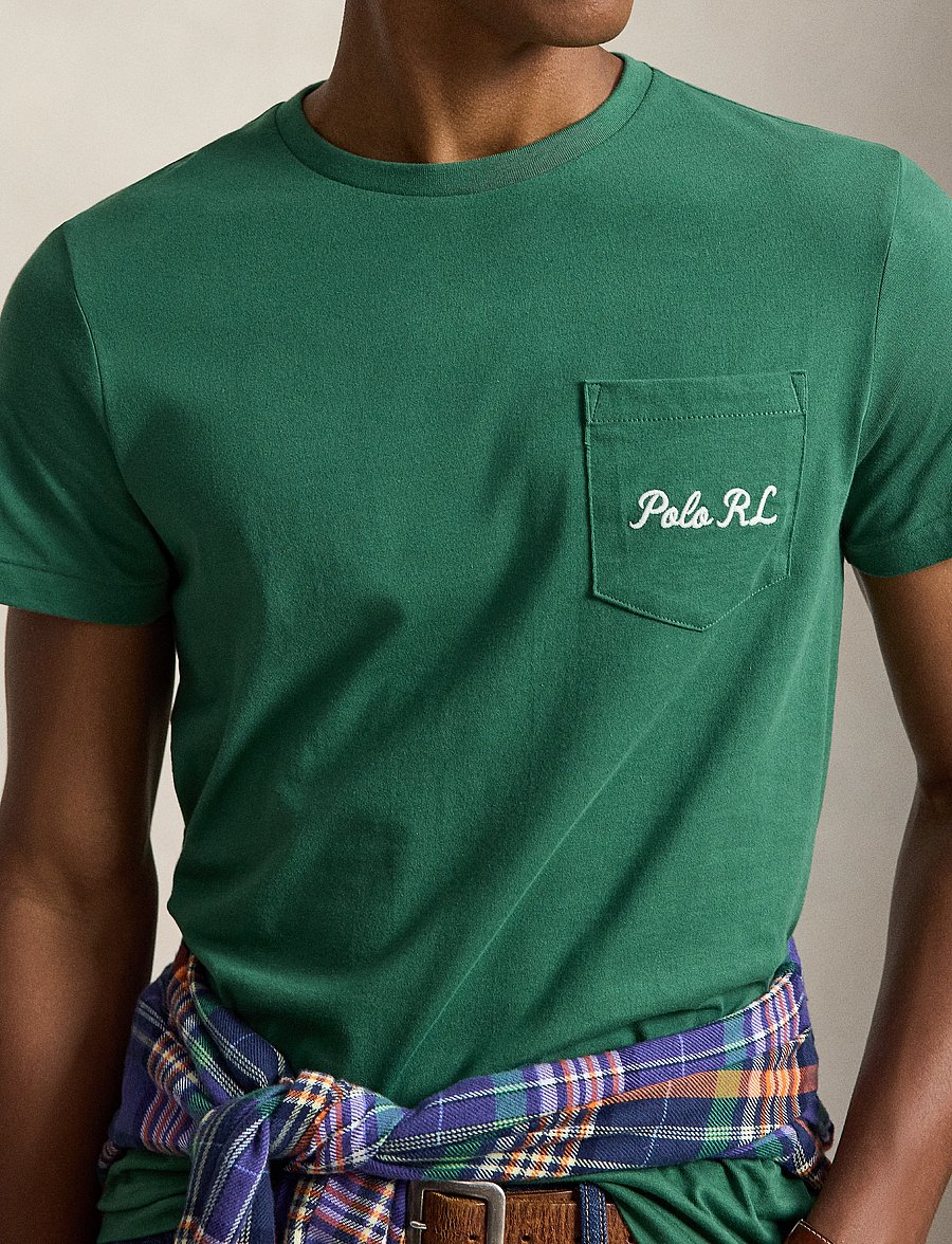 Polo Ralph Lauren - Custom Slim Fit Polo Bear T-Shirt - lühikeste varrukatega t-särgid - verano green - 5