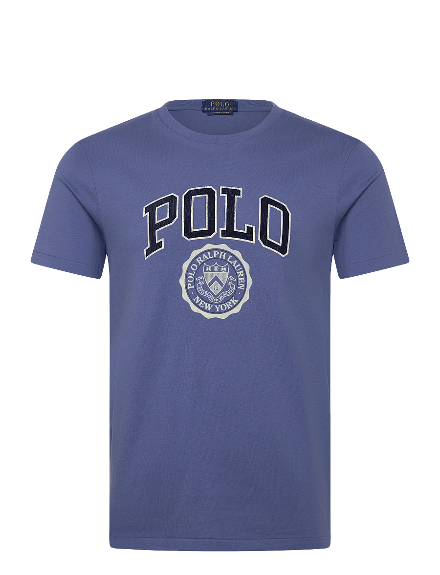 Polo Ralph Lauren - 26/1 JERSEY-KNT-T-SHIRT - kortärmade t-shirts - bastille blue - 0