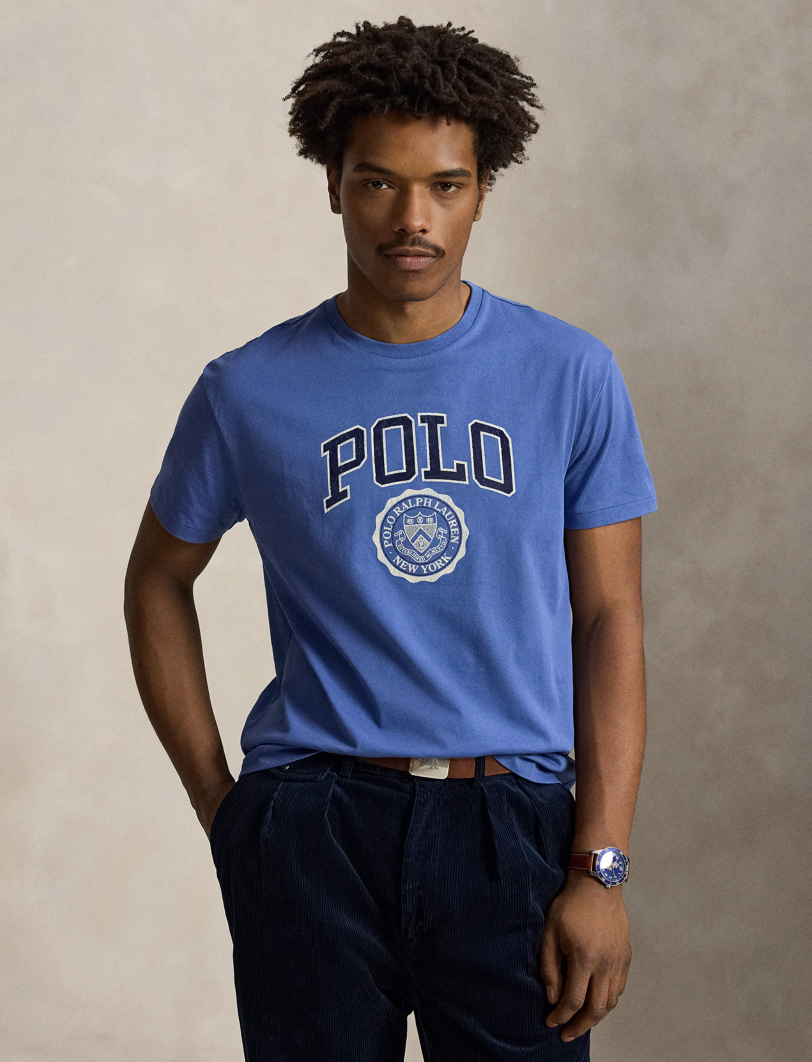 Polo Ralph Lauren T-shirt med logga Slim Fit - T-shirts - BASTILLE BLUE / blue
