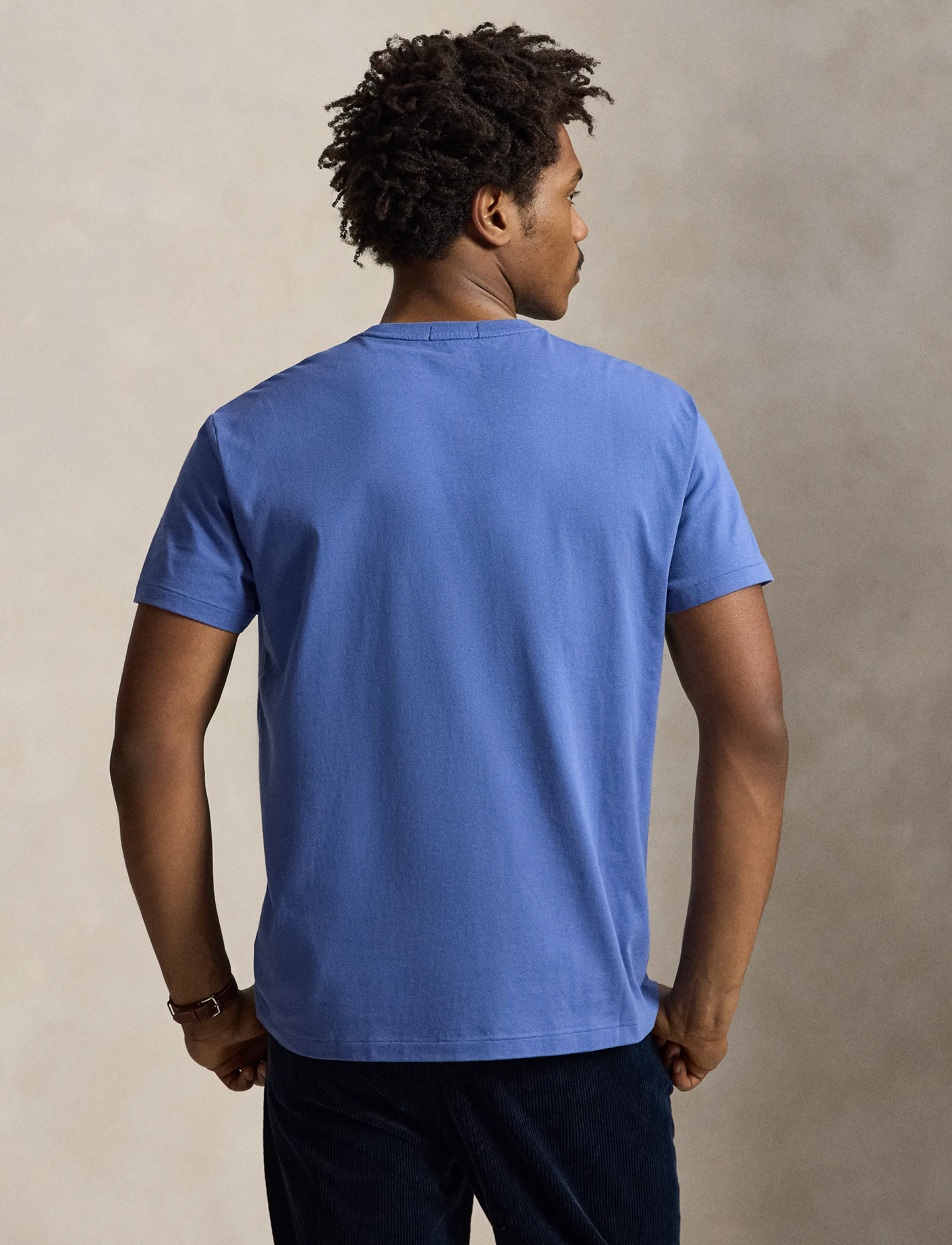 Polo Ralph Lauren - Custom Slim Fit Logo T-Shirt - kortærmede t-shirts - bastille blue - 4