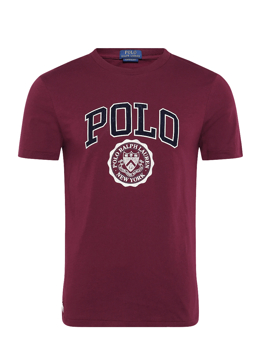 Polo Ralph Lauren - 26/1 JERSEY-KNT-T-SHIRT - short-sleeved t-shirts - classic wine - 0