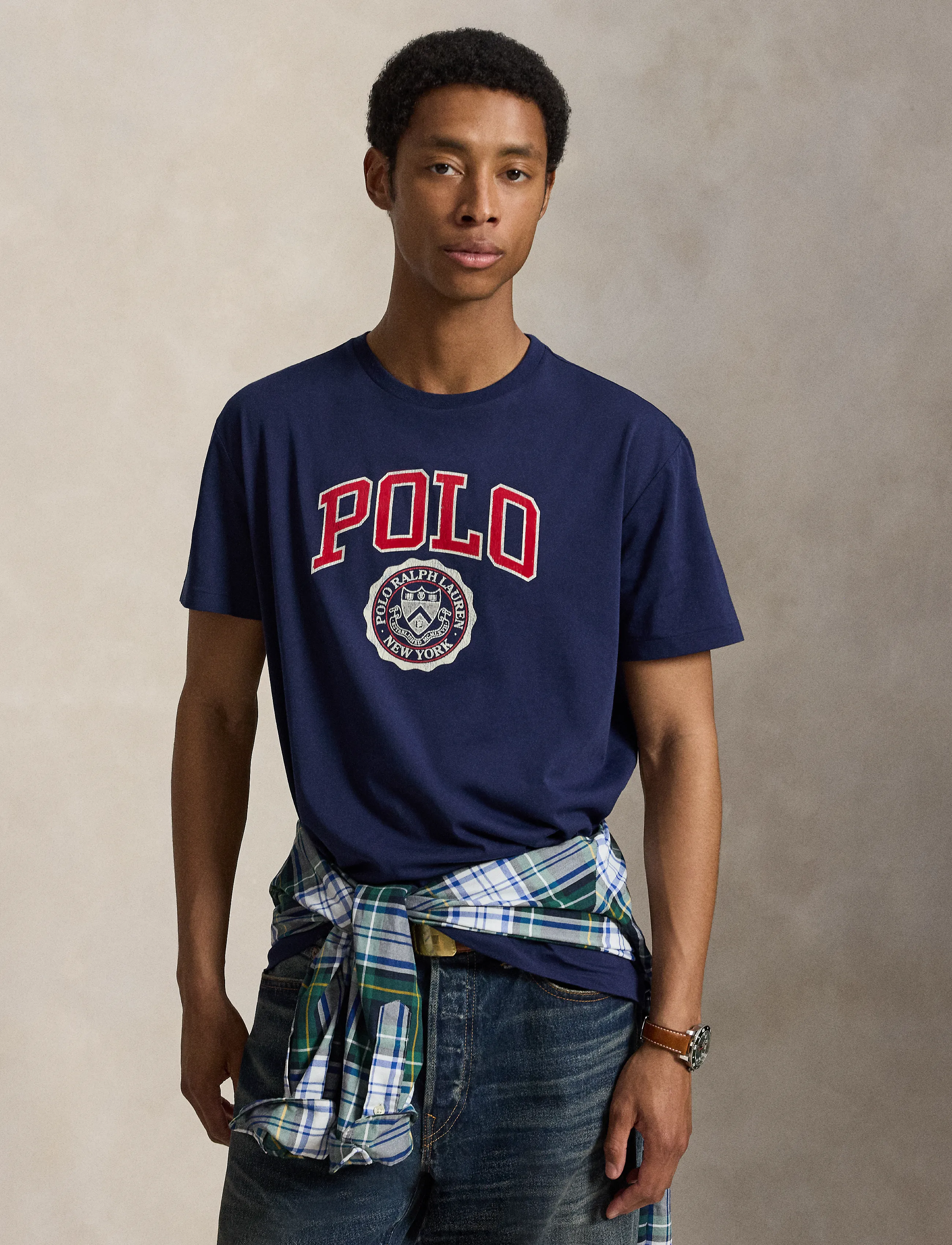 Polo Ralph Lauren T-shirt med logga Slim Fit - T-shirts - NEWPORT NAVY / navy