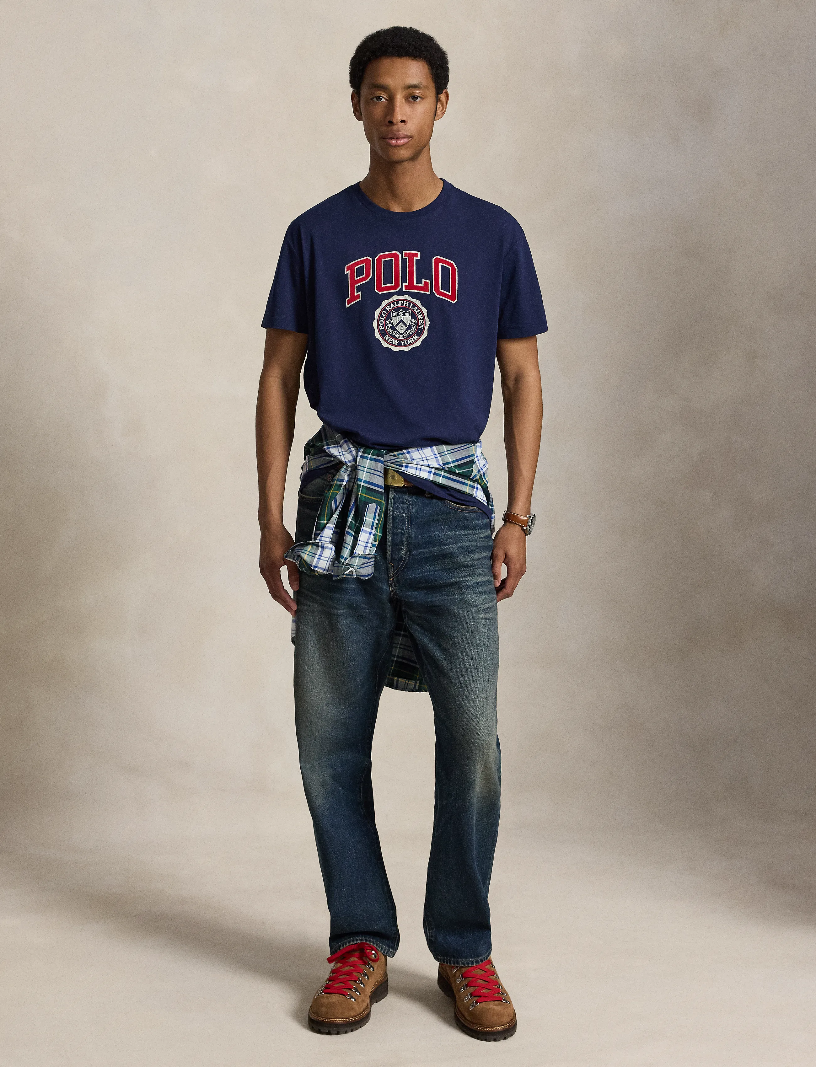 Polo Ralph Lauren - Custom Slim Fit Logo T-Shirt - kurzärmelige t-shirts - newport navy - 5