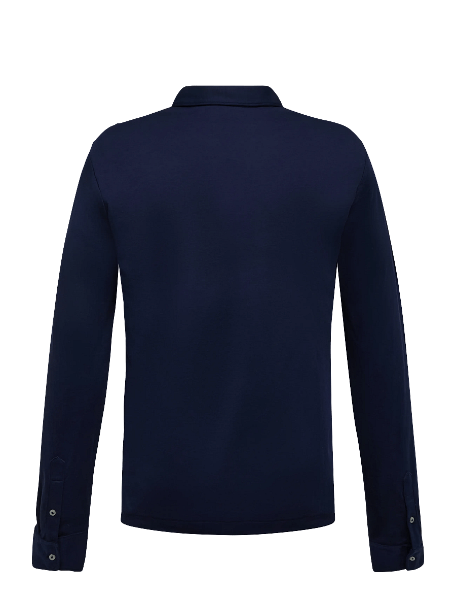 Polo Ralph Lauren - 50/1 INTERLOCK-KNT-POLO - prjónaðir, síðerma pólóbolir - refined navy/c792 - 1