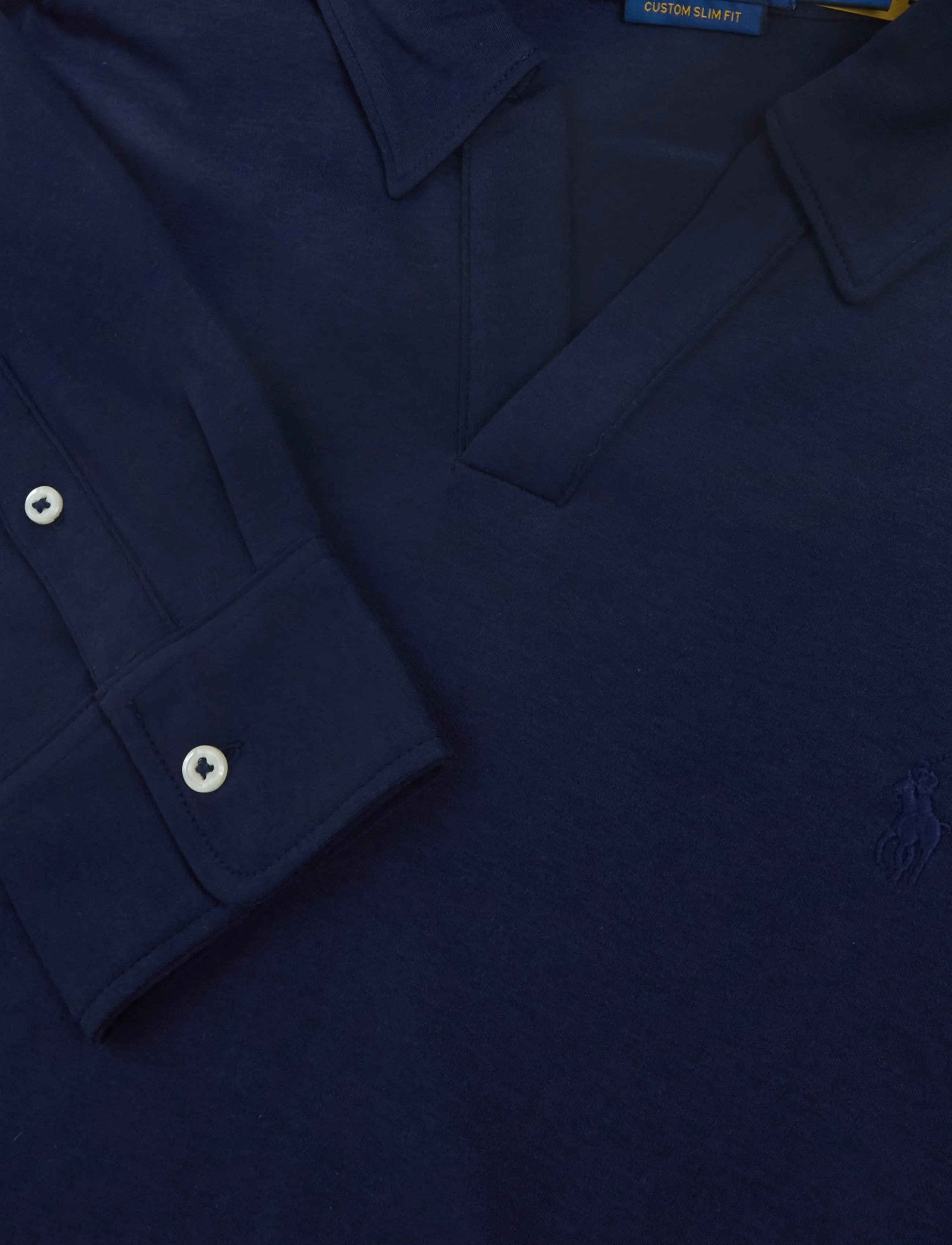 Polo Ralph Lauren - 50/1 INTERLOCK-KNT-POLO - refined navy/c792 - 2
