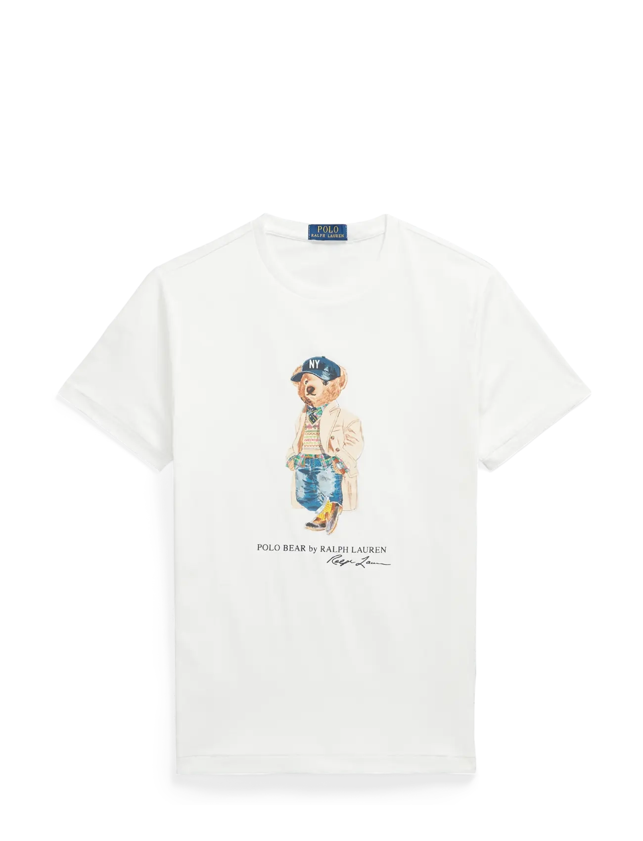 Polo Ralph Lauren Custom Slim Fit Polo Bear T-Shirt - Nach Stil kaufen - WHITE / white