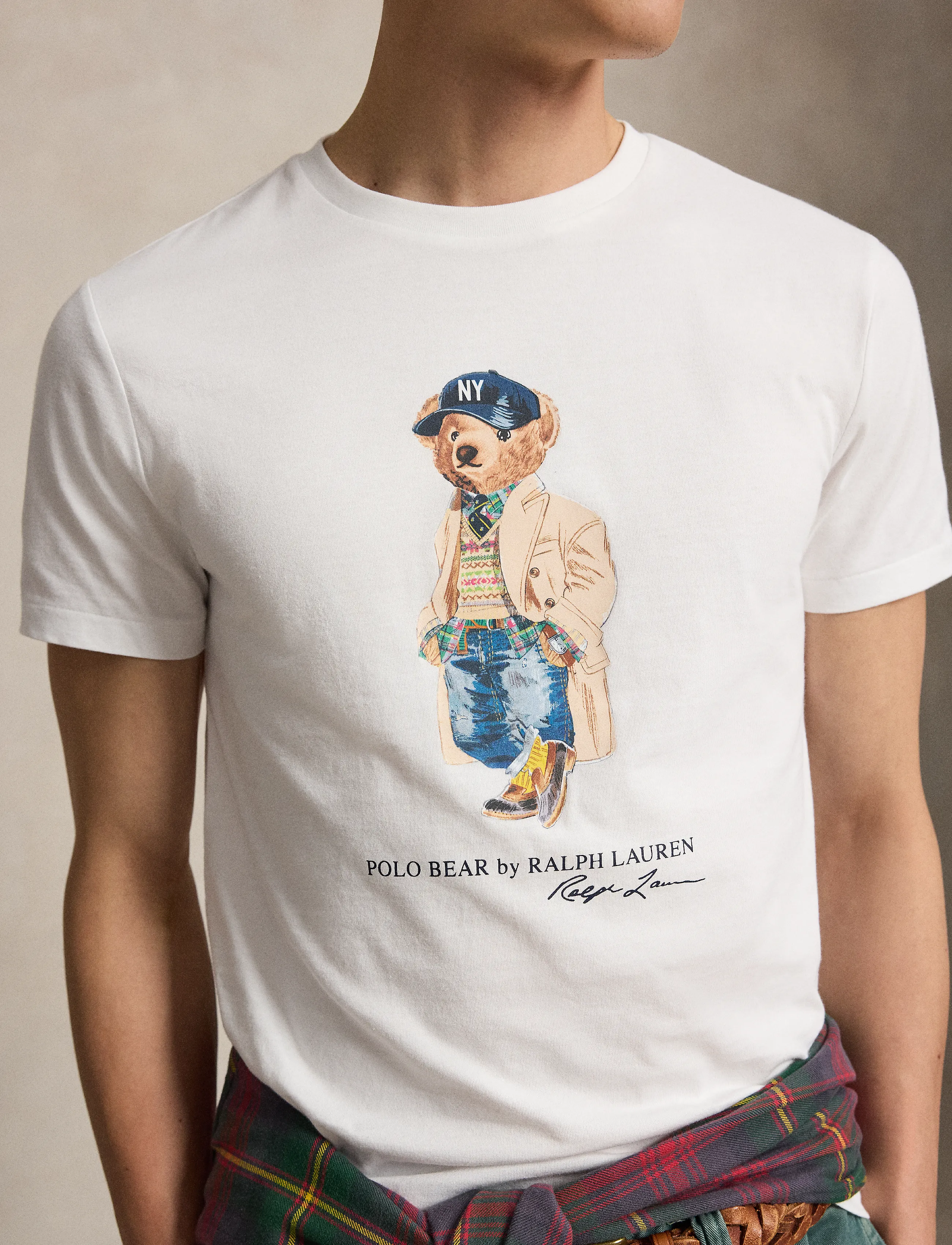 Polo Ralph Lauren Custom Slim Fit Polo Bear T-Shirt herr – bild 4