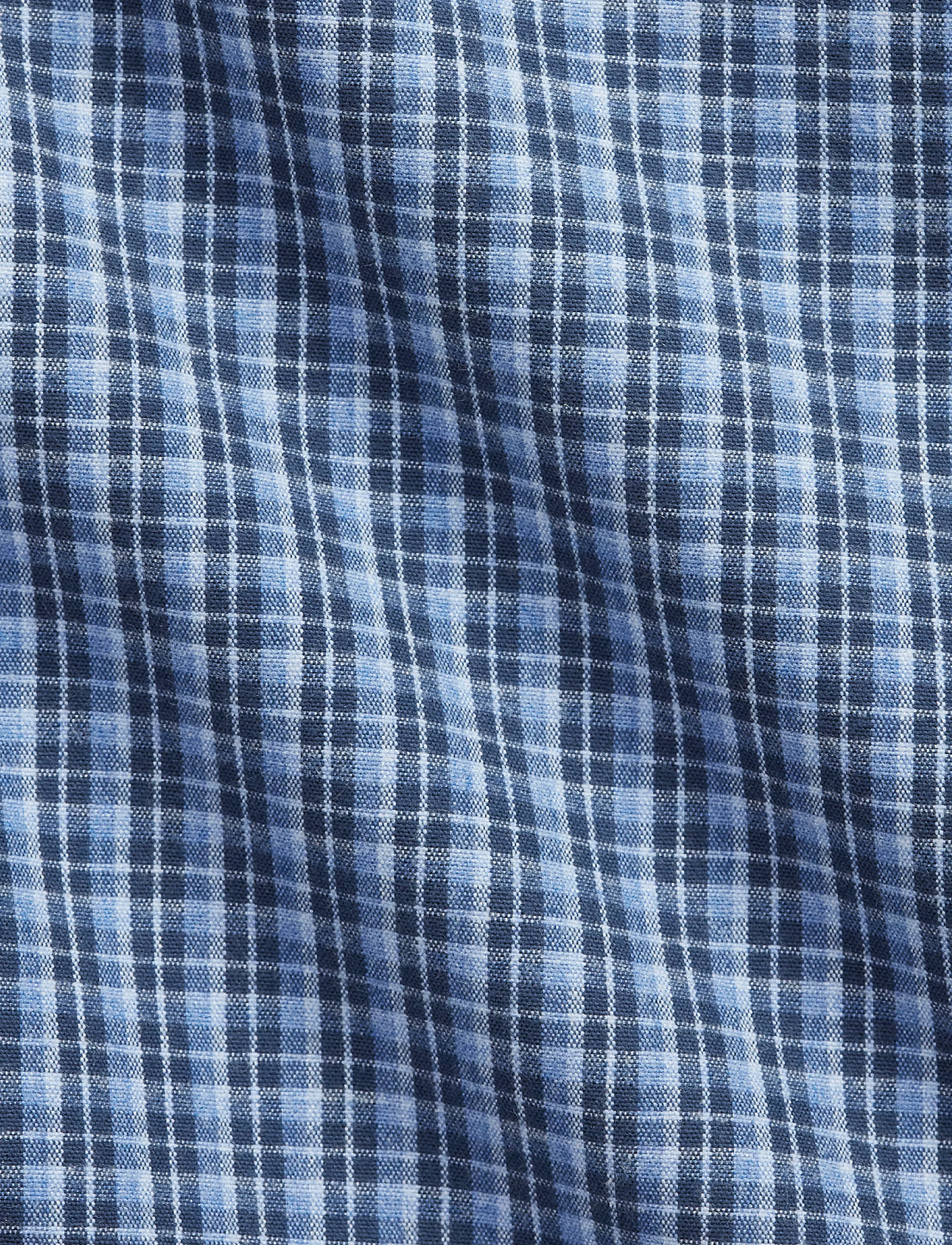 Polo Ralph Lauren - Custom Fit Plaid Oxford Shirt - oxford-skjortor - 7522a blue heathe - 1