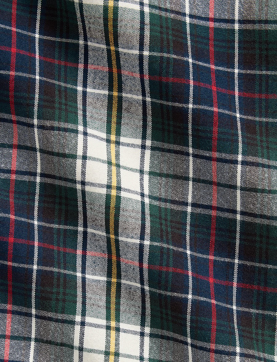 Polo Ralph Lauren - Custom Fit Plaid Brushed Oxford Shirt - karierte hemden - 7330 navy green m - 1