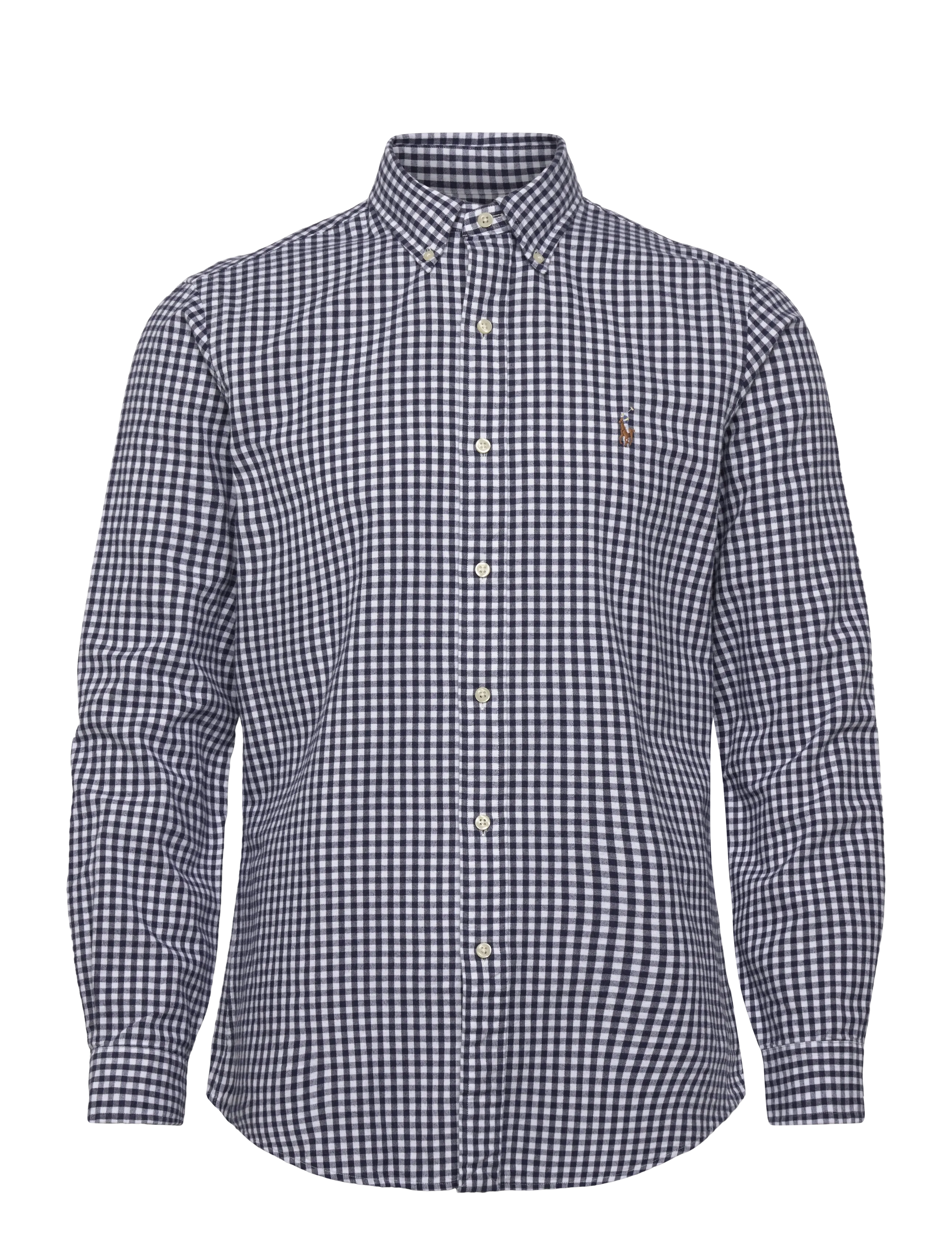 Polo Ralph Lauren Custom Fit Gingham Oxford Shirt - Hemden - 7523A WHITE SPRIN / white
