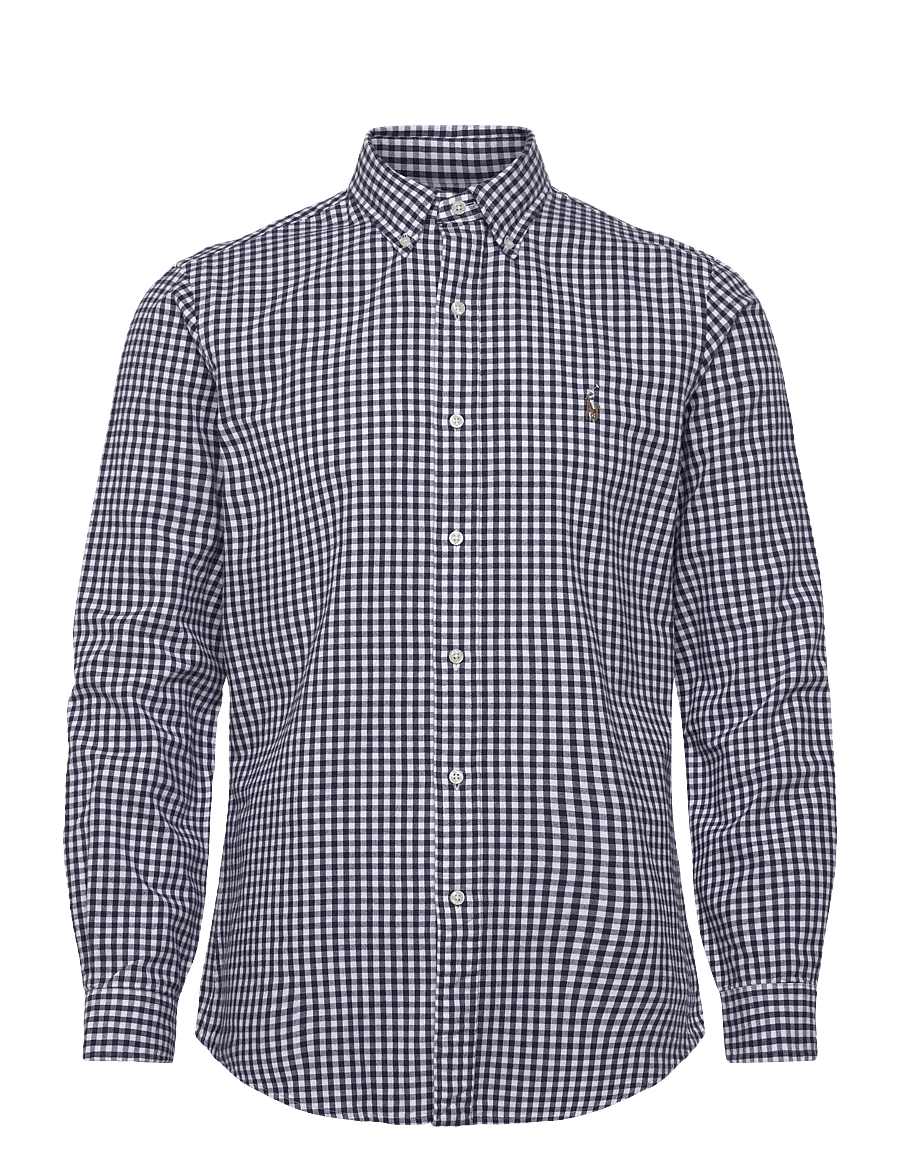 Polo Ralph Lauren - Custom Fit Gingham Oxford Shirt - checkered shirts - 7523a white sprin - 2