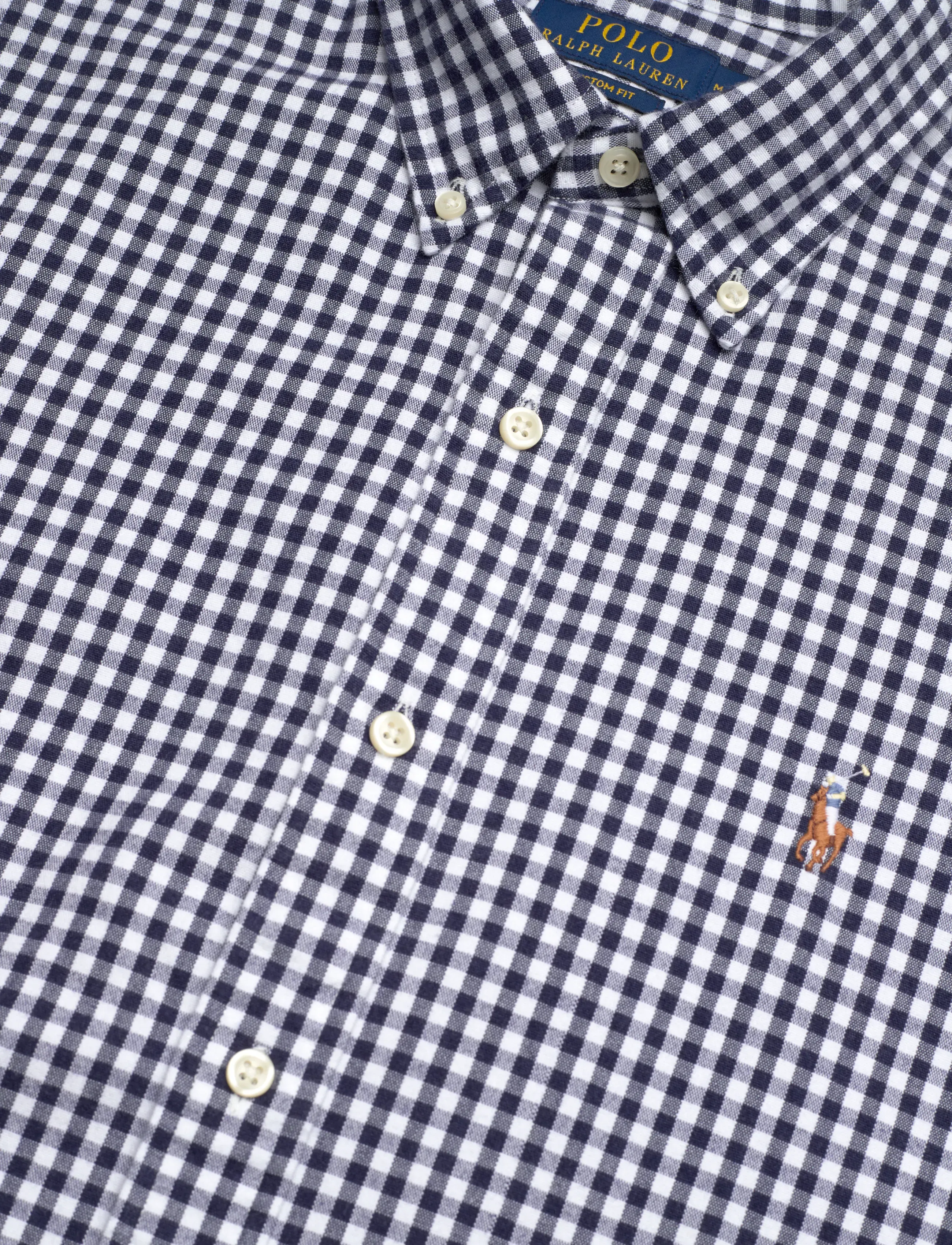 Polo Ralph Lauren - Custom Fit Gingham Oxford Shirt - karierte hemden - 7523a white sprin - 2