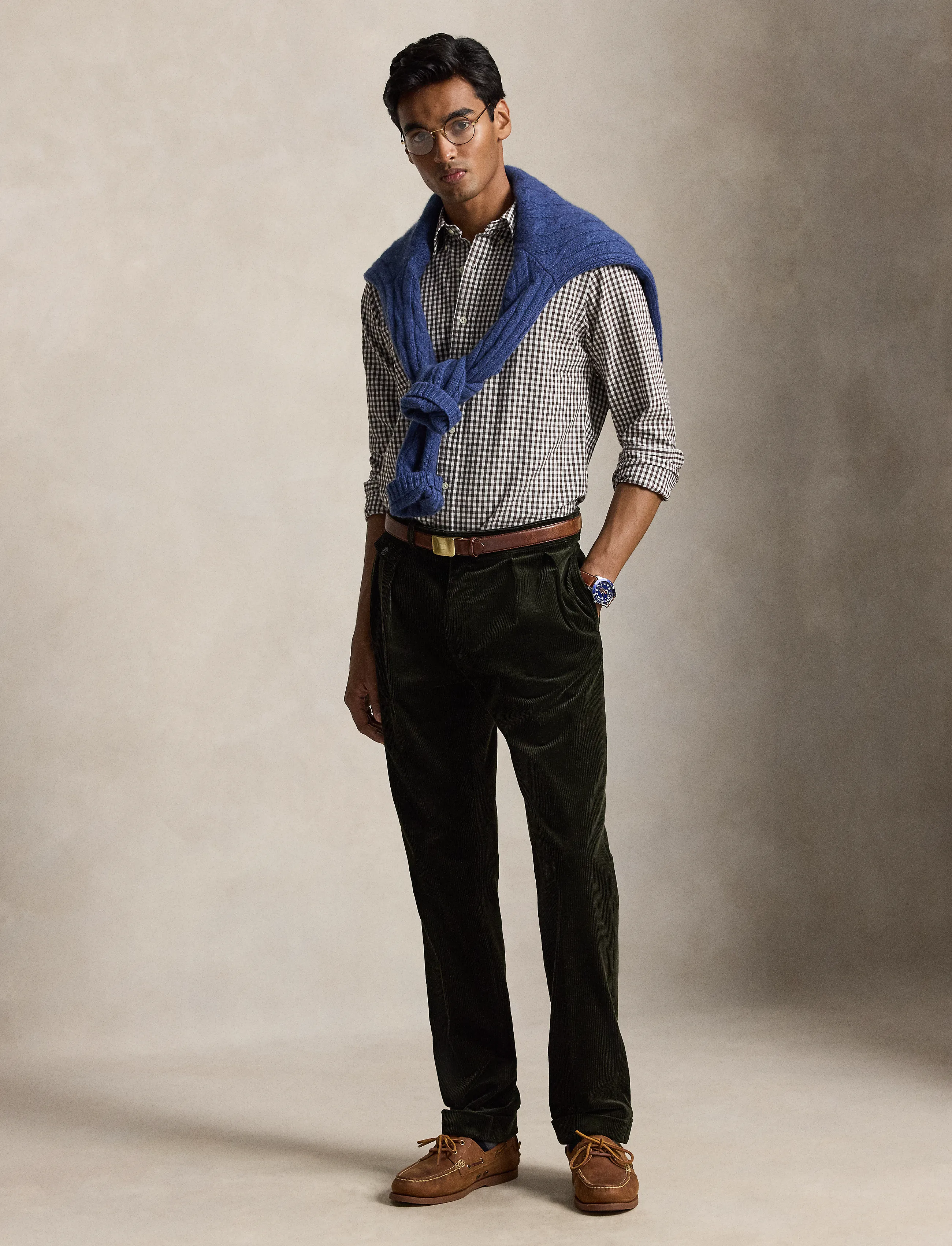 Polo Ralph Lauren - Custom Fit Gingham Oxford Shirt - rutiga skjortor - 7523c white alpin - 5