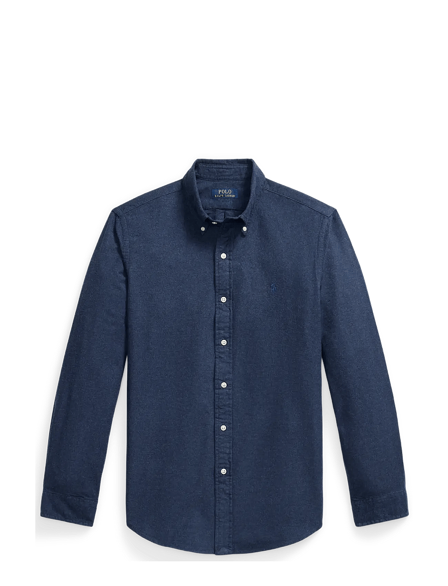 Polo Ralph Lauren - Custom Fit Heathered Oxford Shirt - agate heather - 1