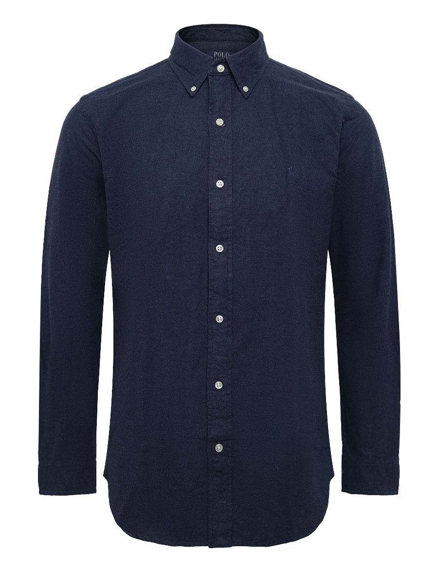 Polo Ralph Lauren - Custom Fit Heathered Oxford Shirt - oxford-hemden - agate heather - 1