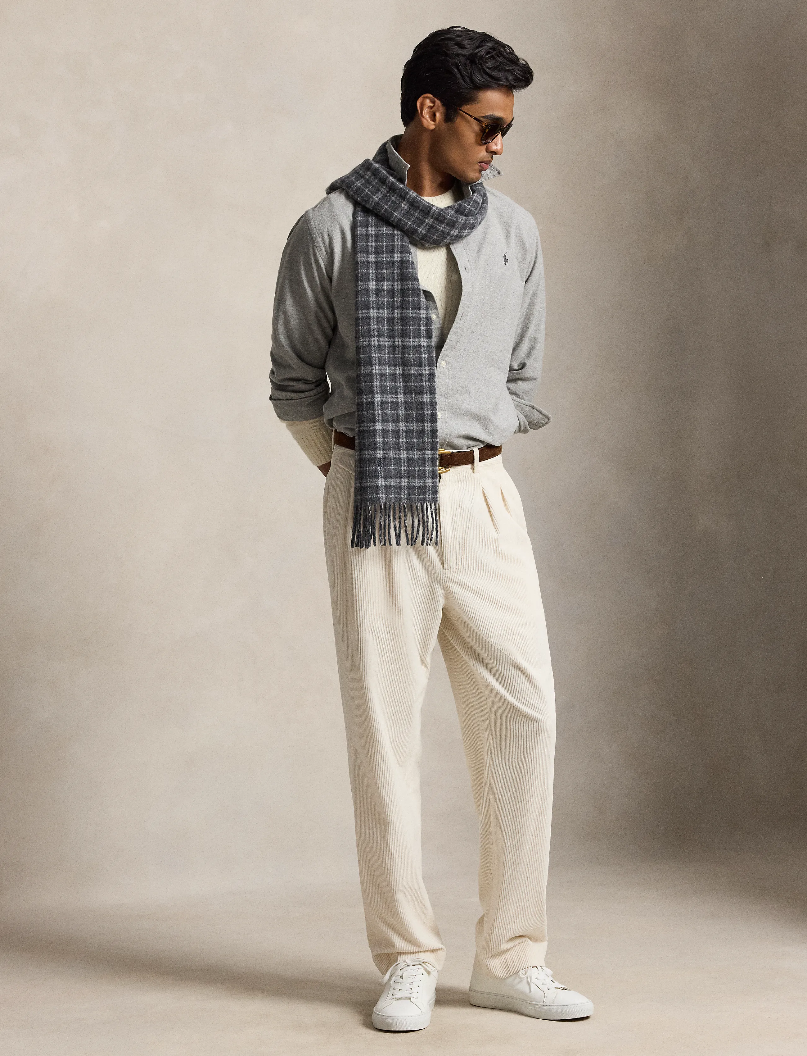 Polo Ralph Lauren - Custom Fit Heathered Oxford Shirt - andover heather - 3