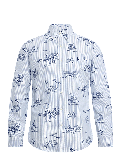 Polo Ralph Lauren Custom Fit Dog-and-pheasant Oxford Shirt (RAF710B30246) - Mönstrade skjortor - Boozt.com