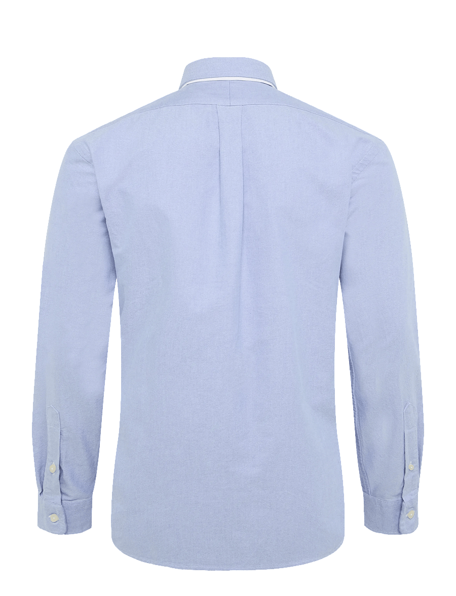 Polo Ralph Lauren - Custom Fit Polo Bear Oxford Shirt - chemises oxford - 7435 bsr blue lit - 1